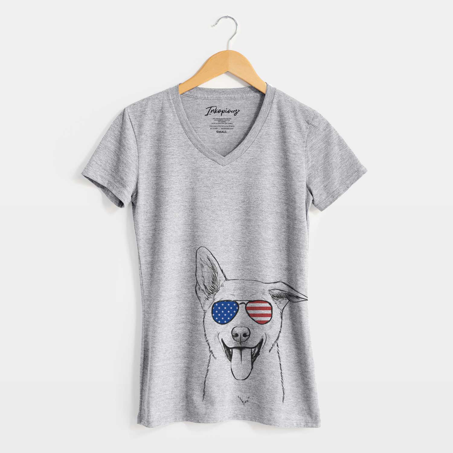 USA Hoya the Korean Jindo - Women's Perfect V-neck Shirt