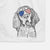 Huck the Bluetick Coonhound Decorative Hand Towel