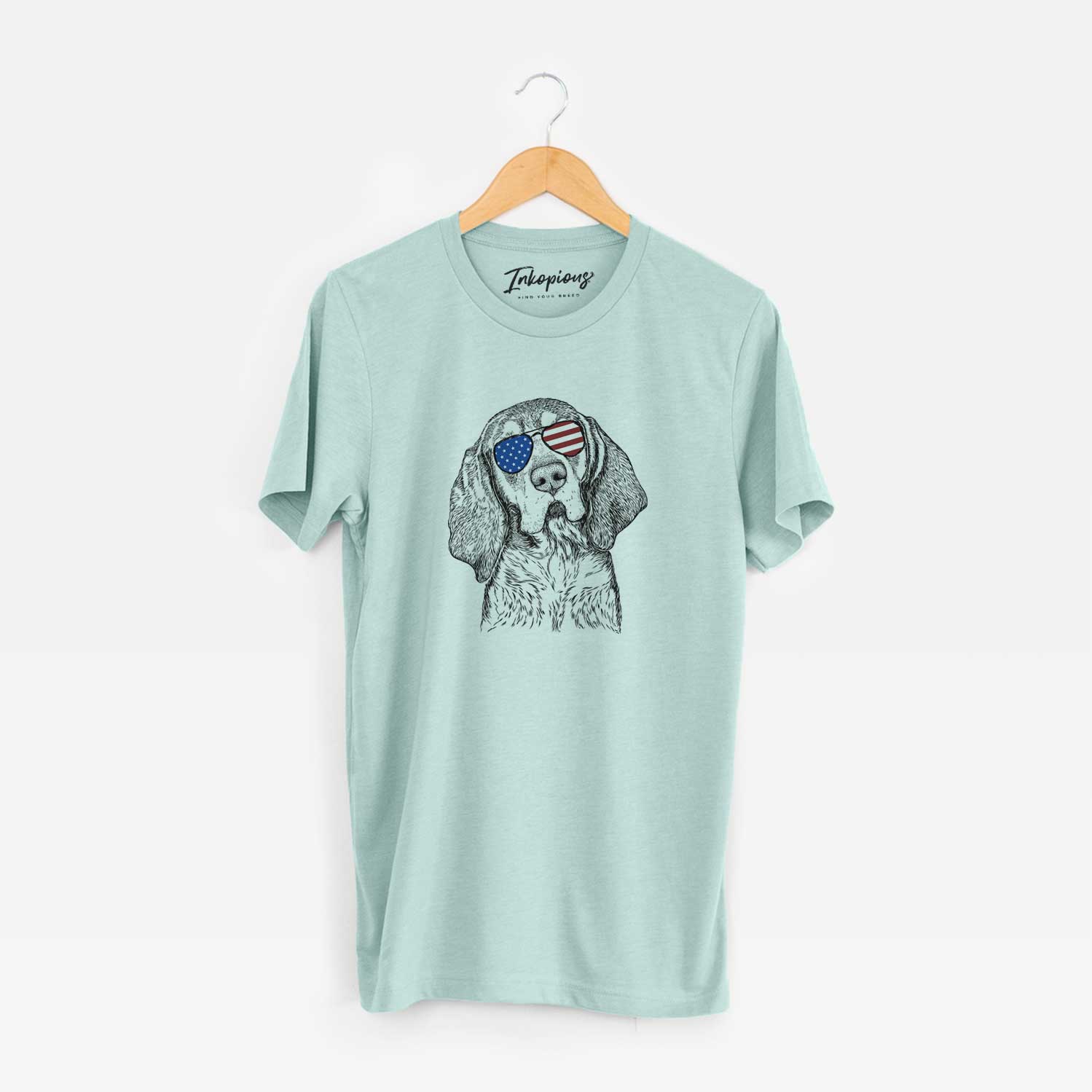 USA Huck the Bluetick Coonhound - Unisex Crewneck