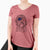 USA Huckleberry the Australian Labradoodle - Women's Perfect V-neck Shirt