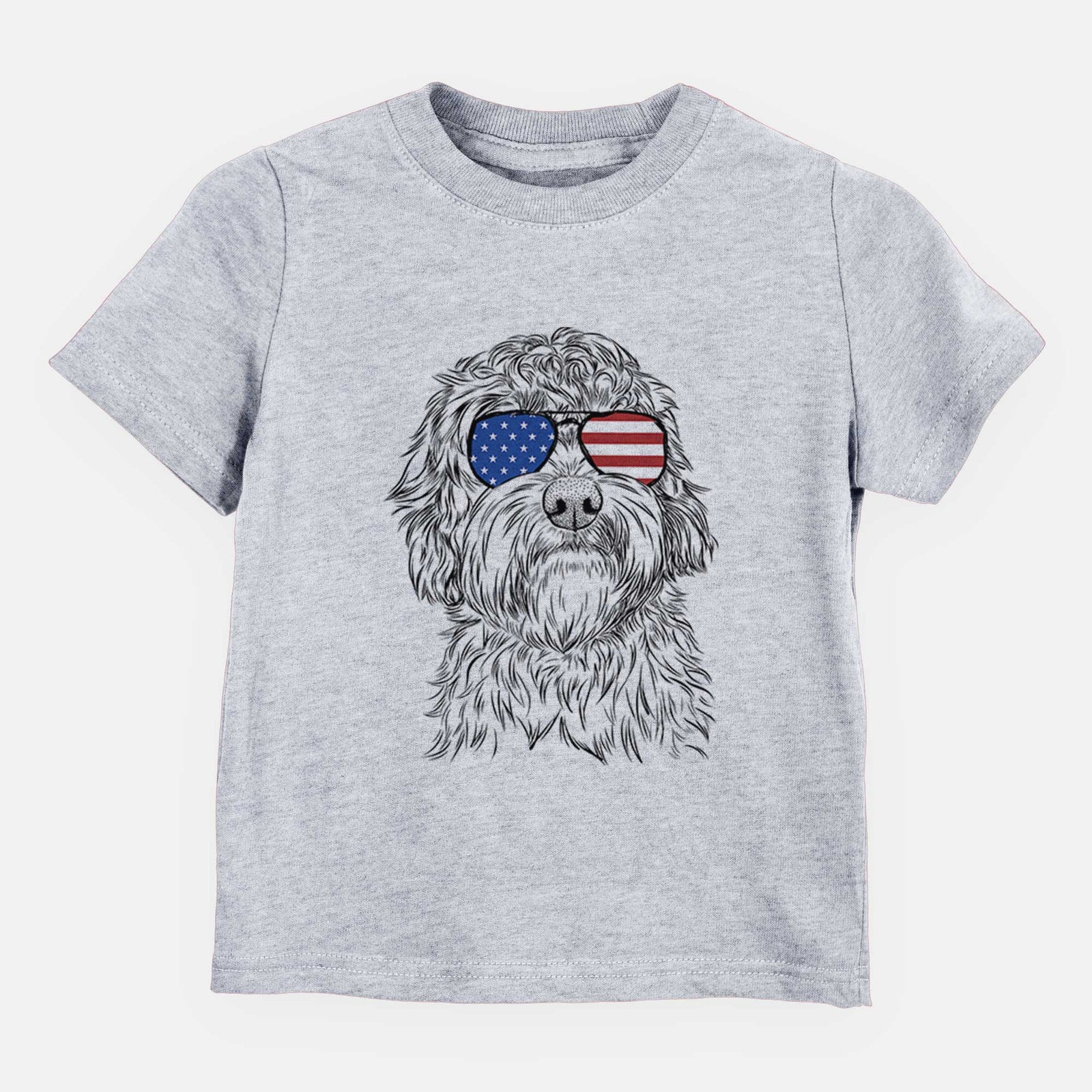 USA Huckleberry the Australian Labradoodle - Kids/Youth/Toddler Shirt