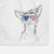 Hudson the Chinese Crested Decorative Hand Towel