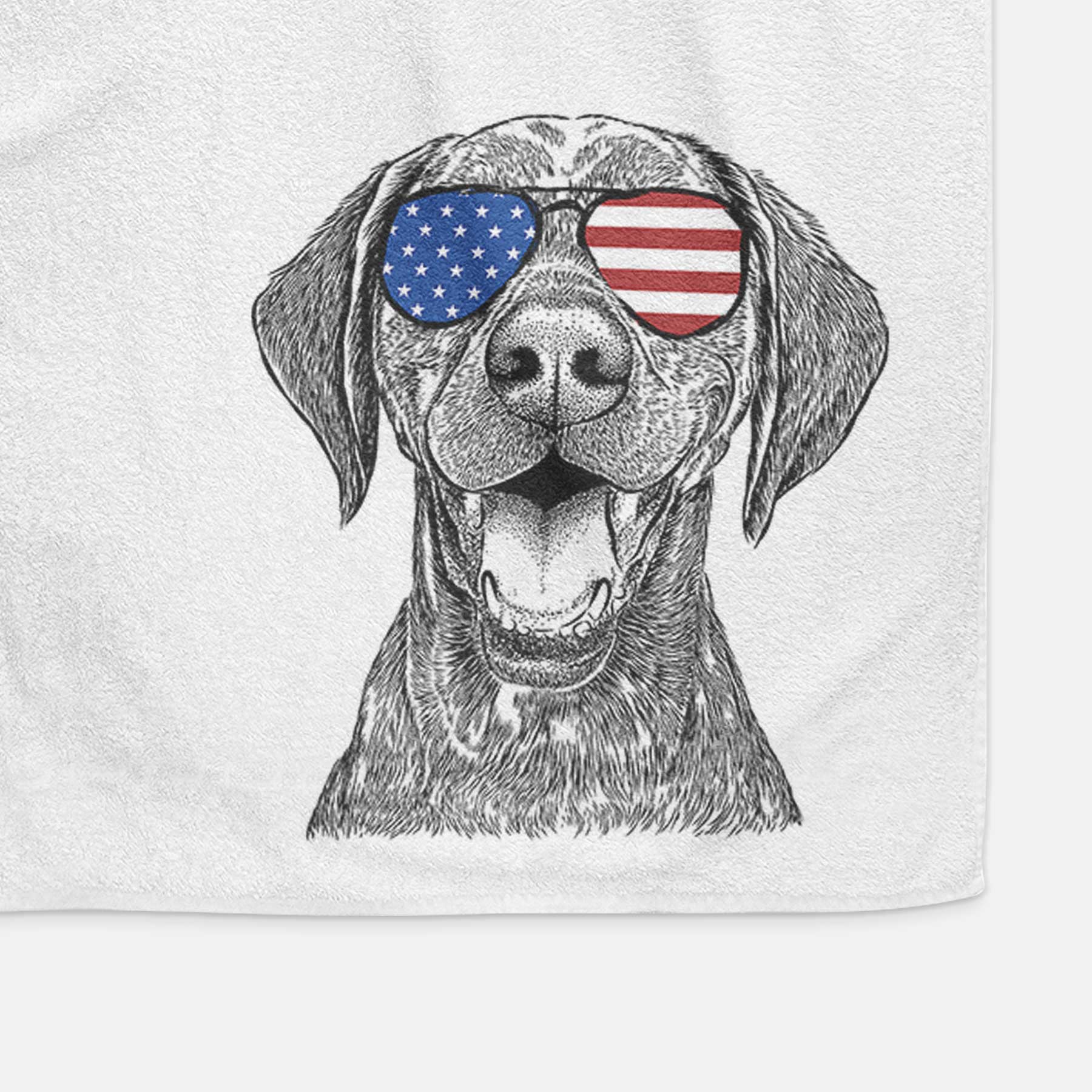 Hudson the German Shorthaired Pointer Decorative Hand Towel