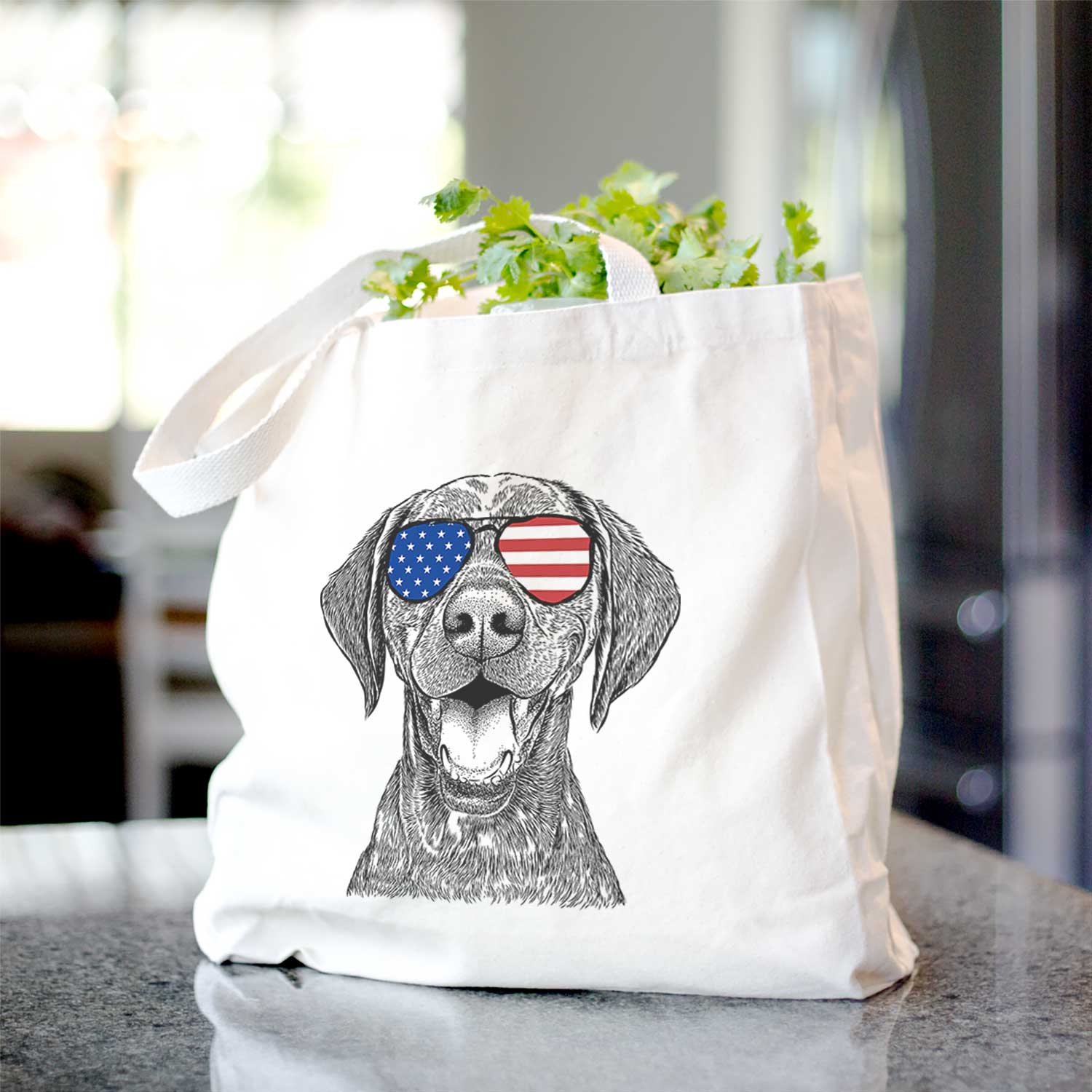 Hudson the German Shorthaired Pointer - Tote Bag