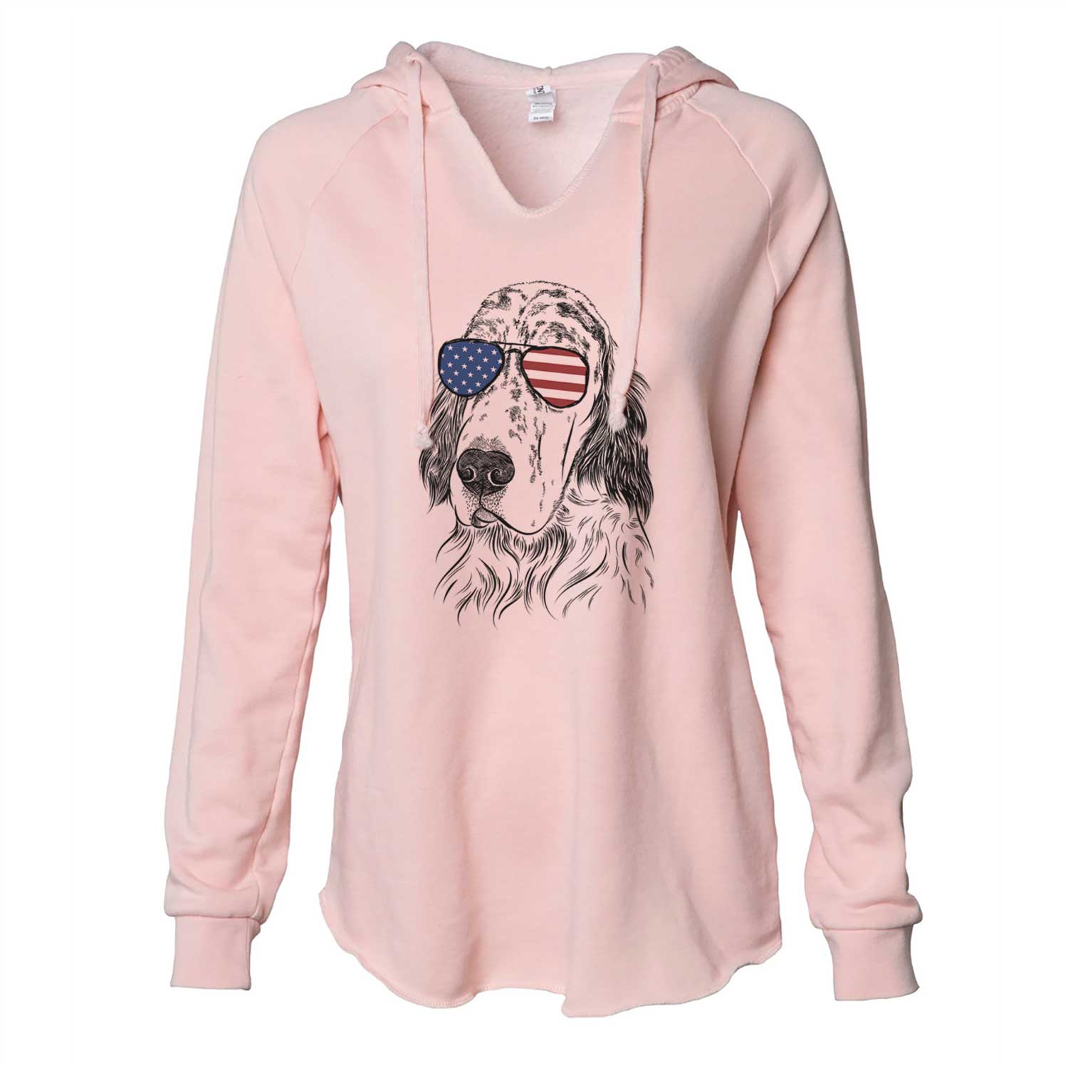 USA Hutch the English Setter - Cali Wave Hooded Sweatshirt