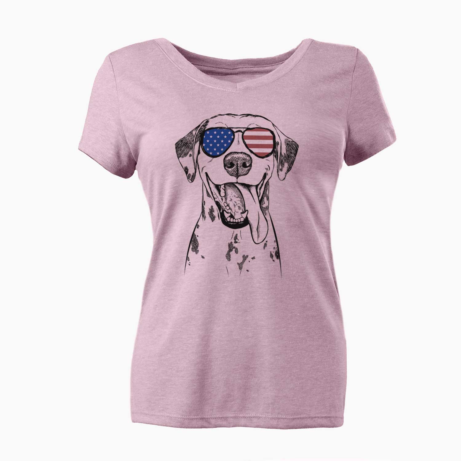 USA Hydro the Dalmatian - Women's Perfect V-neck Shirt