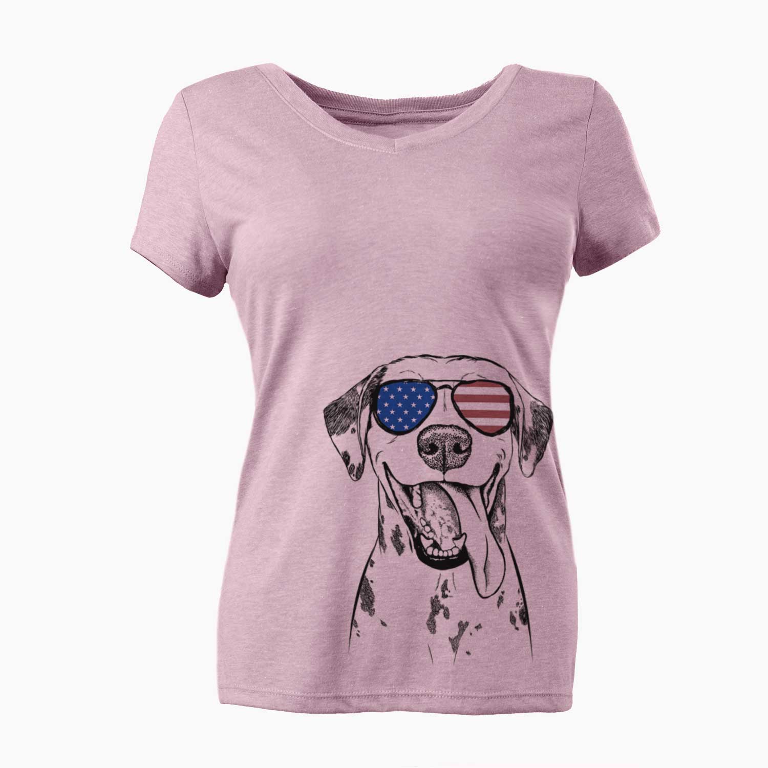 USA Hydro the Dalmatian - Women's Perfect V-neck Shirt