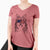 USA Iben the Utonagan - Women's Perfect V-neck Shirt