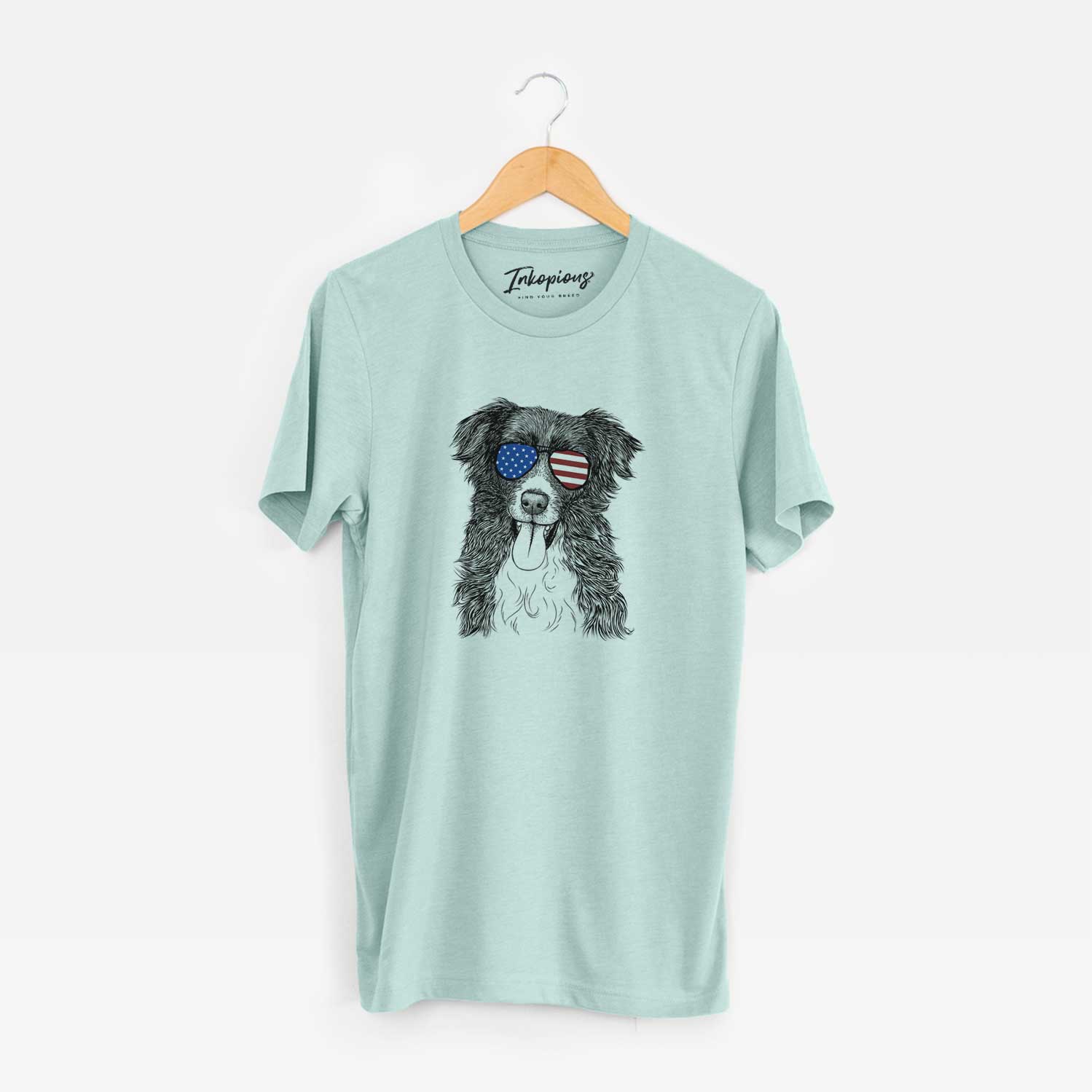 USA Indi the Border Collie - Unisex Crewneck