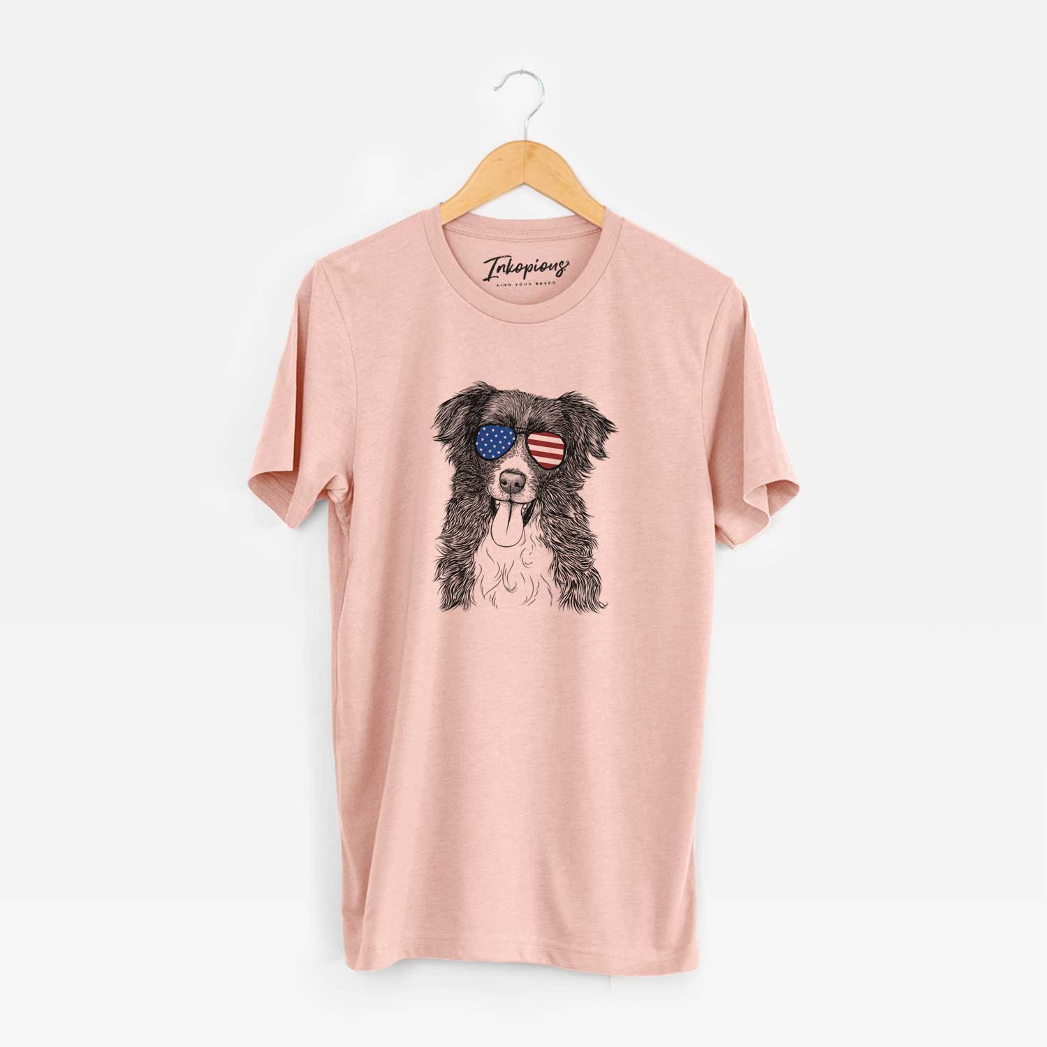 USA Indi the Border Collie - Unisex Crewneck