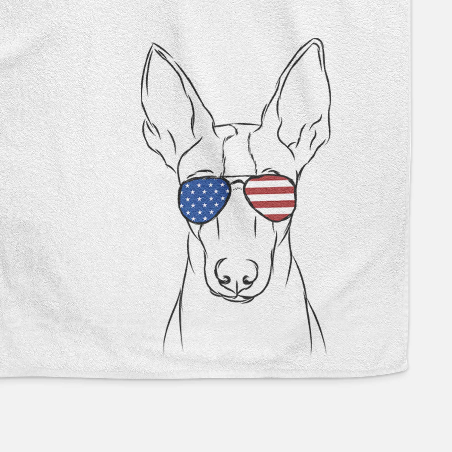 Indy the Ibizan Hound Decorative Hand Towel