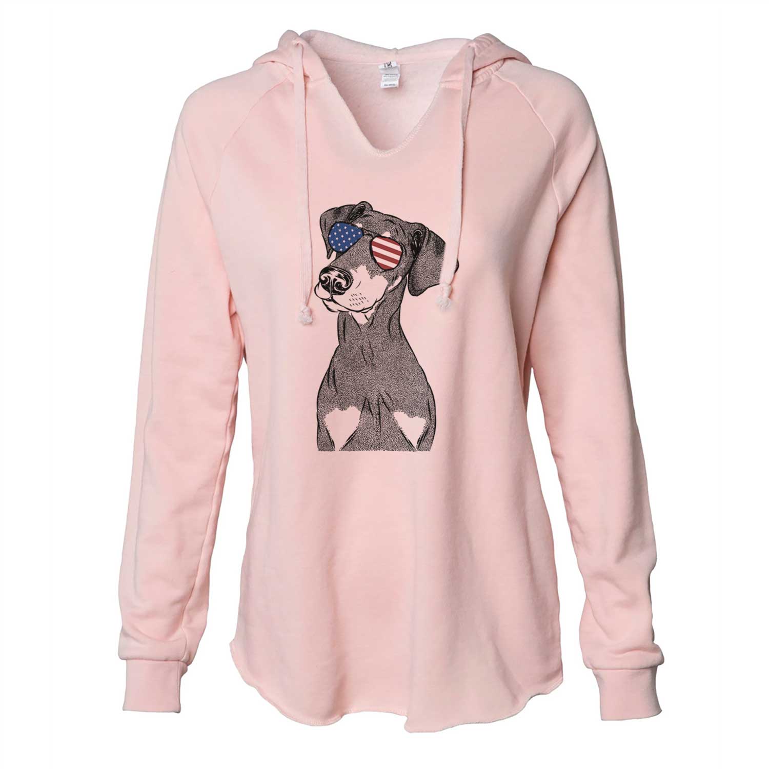 USA Iroh the Doberman Pinscher - Cali Wave Hooded Sweatshirt