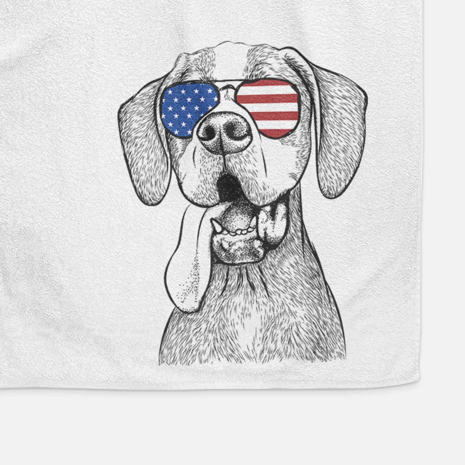 Irwin the English Pointer Decorative Hand Towel