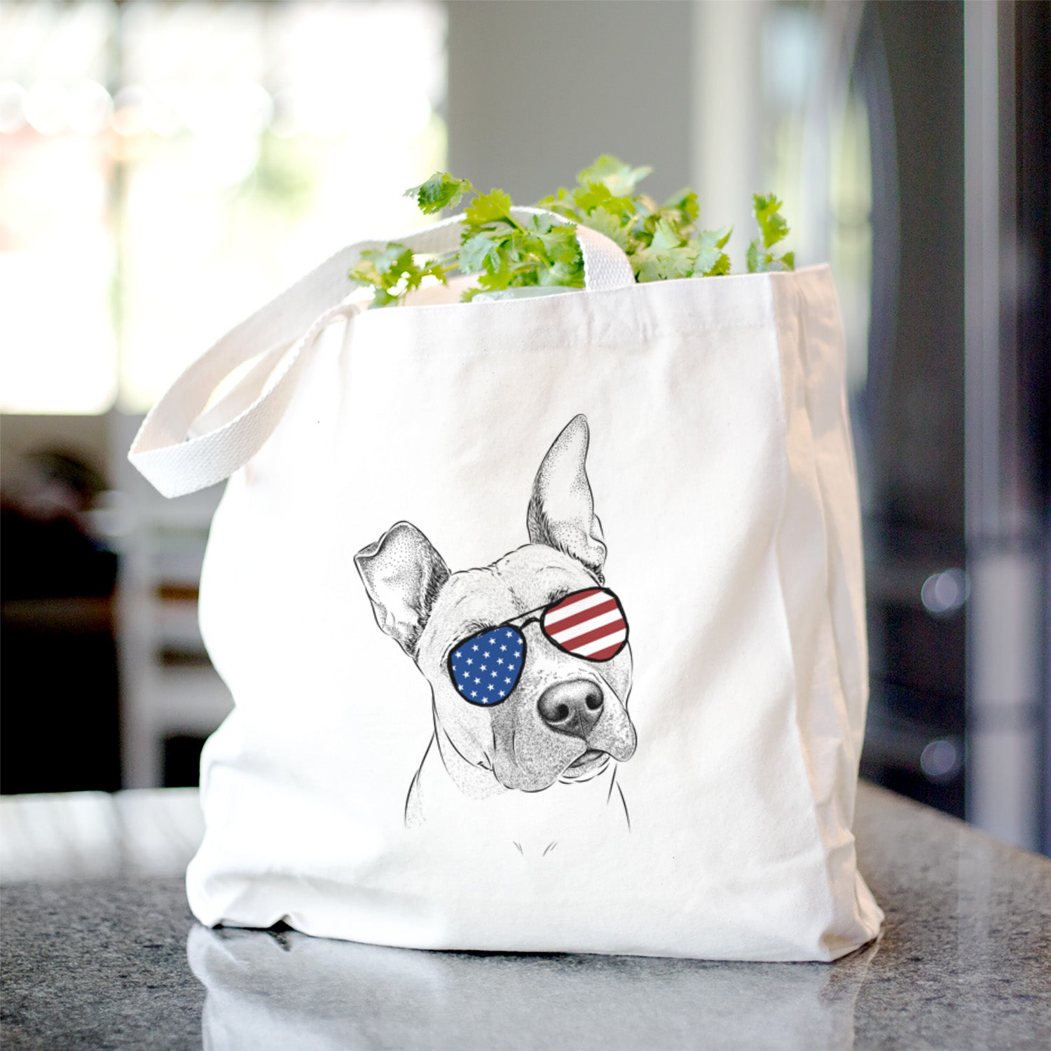 Ivy the Pitbull Mix - Tote Bag