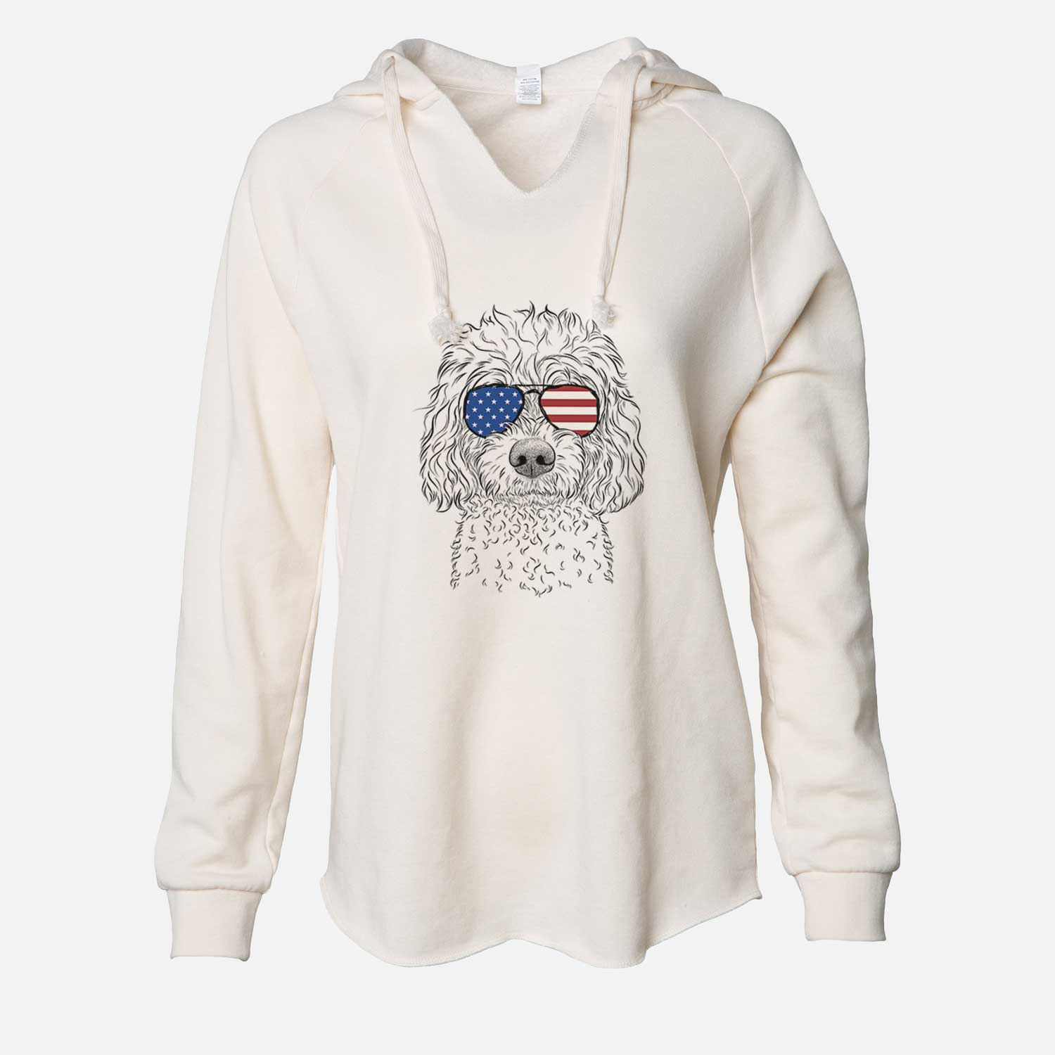 USA Izzie the Cavachon - Cali Wave Hooded Sweatshirt