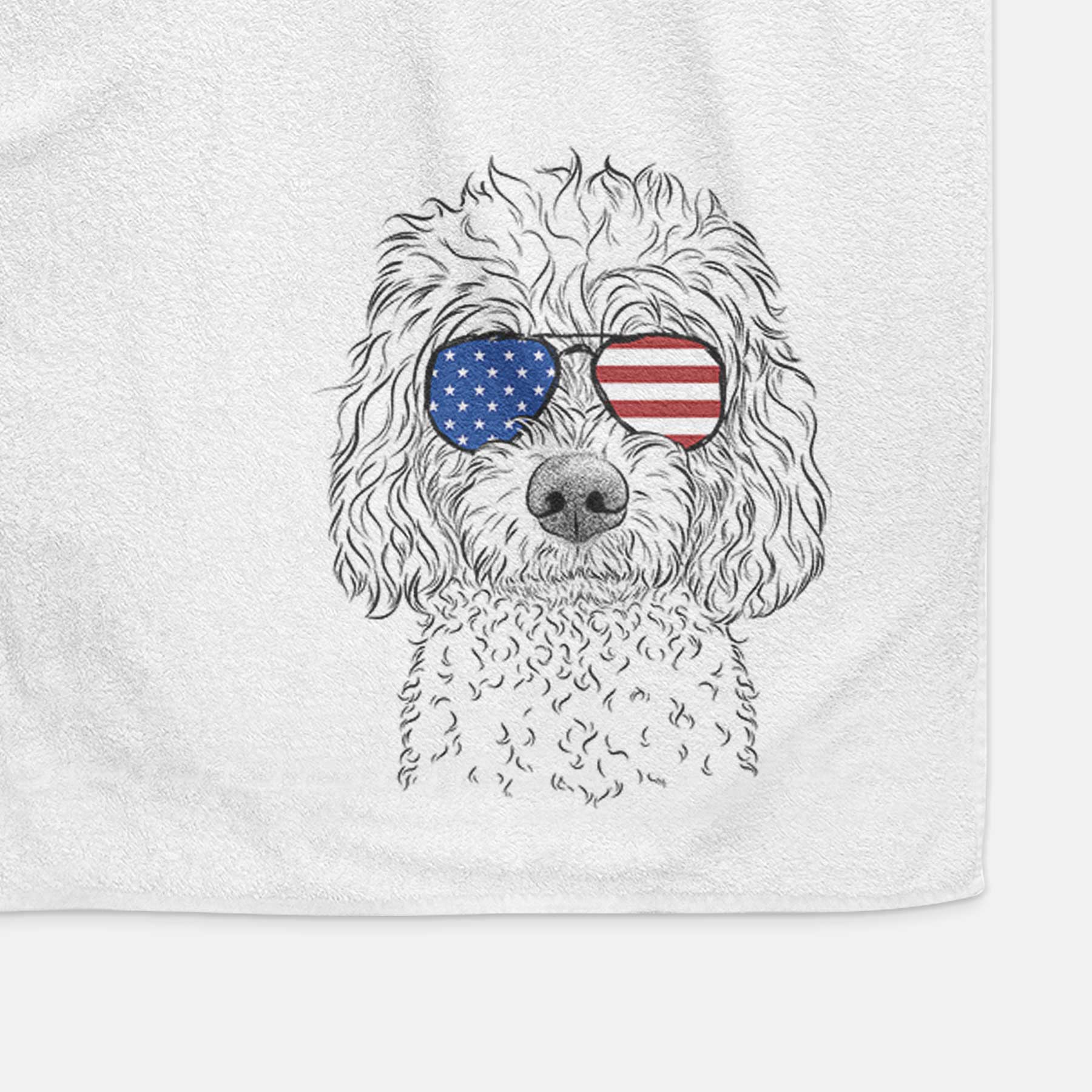 Izzie the Cavachon Decorative Hand Towel