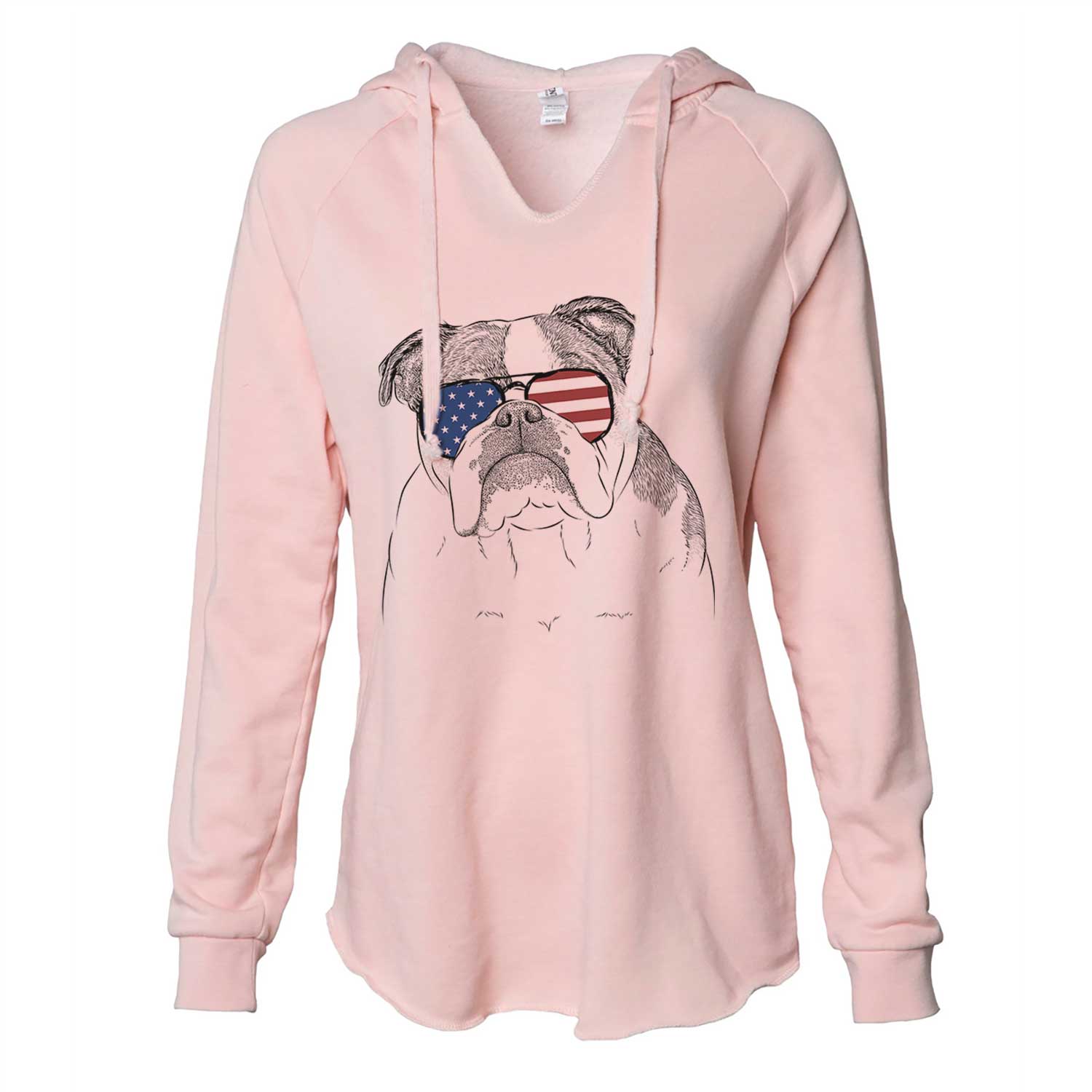 USA Jack the English Bulldog - Cali Wave Hooded Sweatshirt