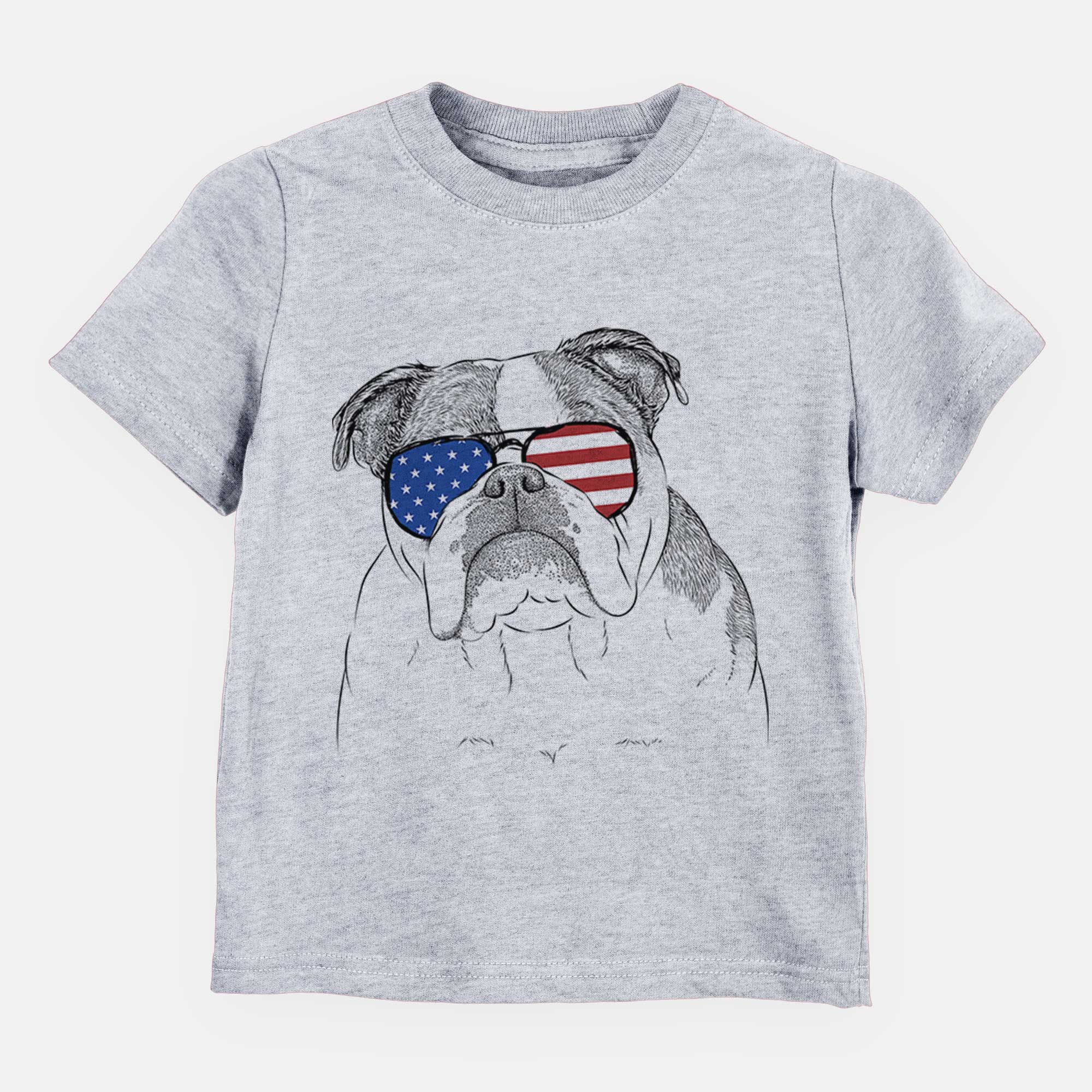 USA Jack the English Bulldog - Kids/Youth/Toddler Shirt