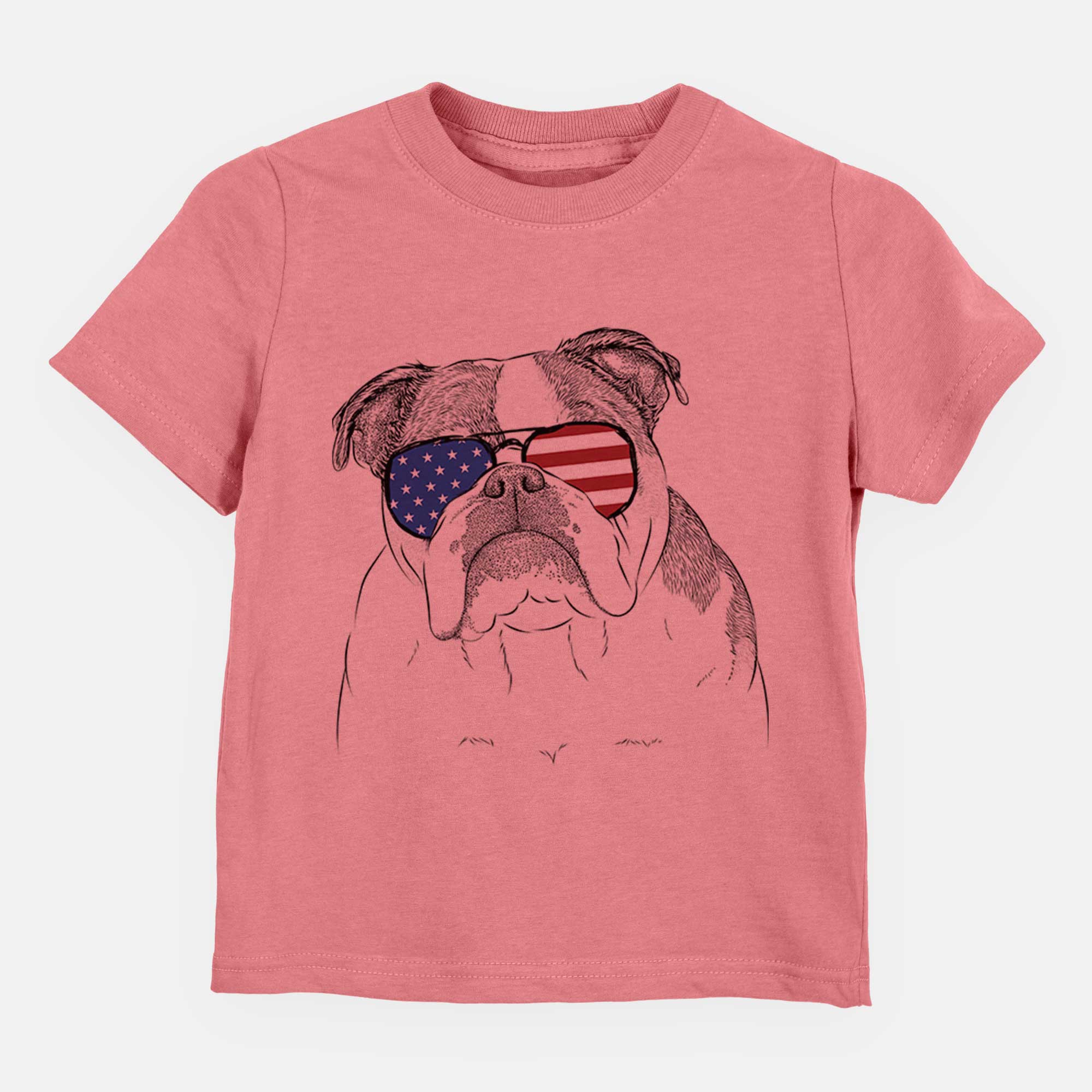 USA Jack the English Bulldog - Kids/Youth/Toddler Shirt