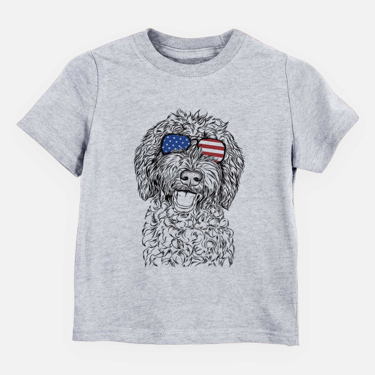 USA Jack the Chocolate Labradoodle - Kids/Youth/Toddler Shirt