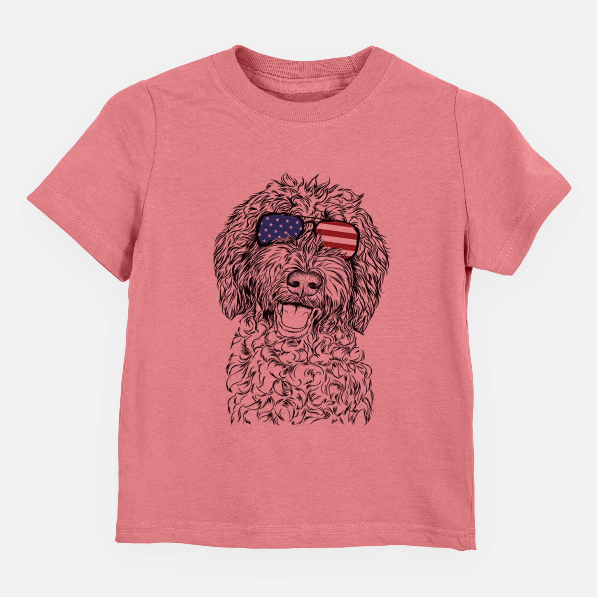 USA Jack the Chocolate Labradoodle - Kids/Youth/Toddler Shirt