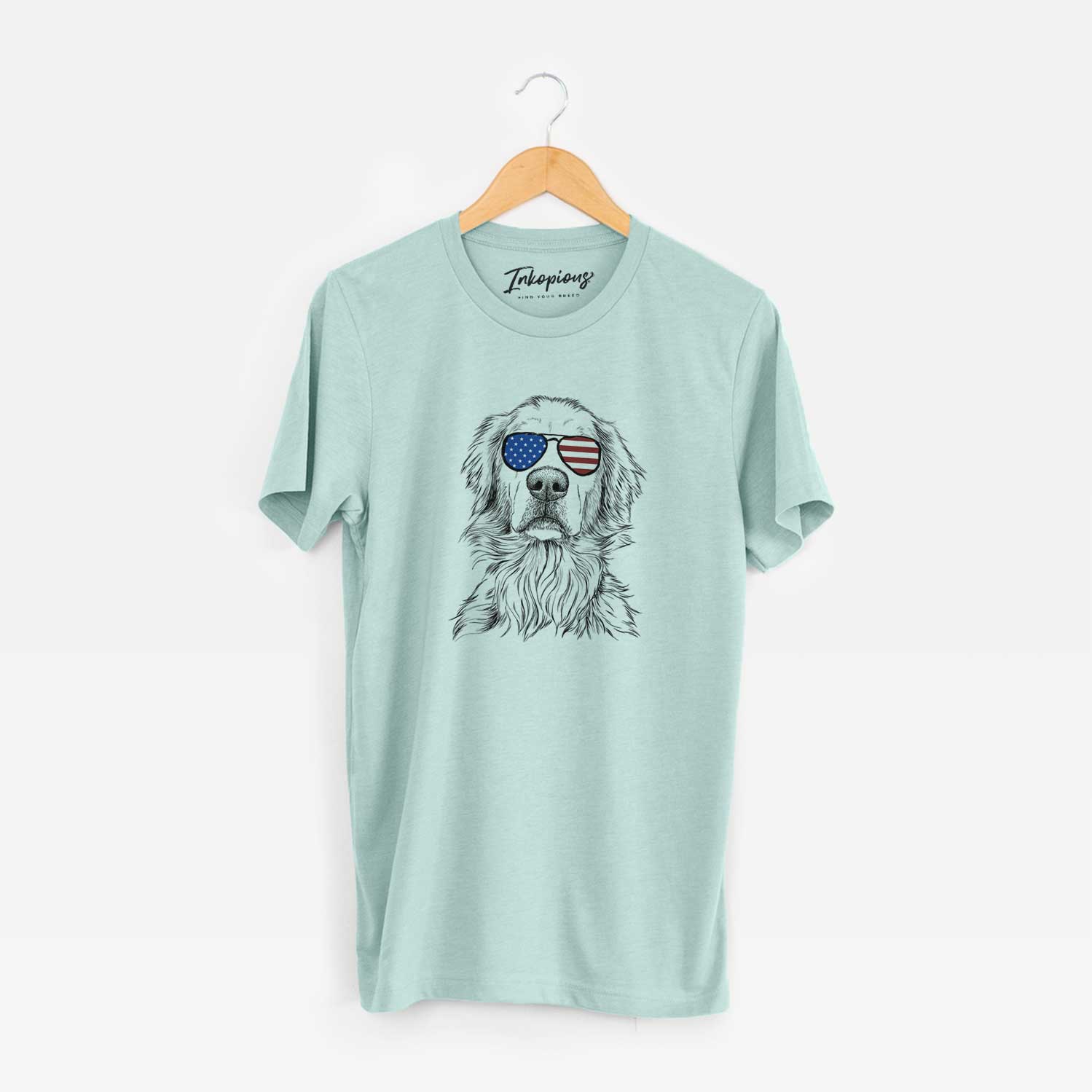 USA Jake aroni the Golden Retriever - Unisex Crewneck
