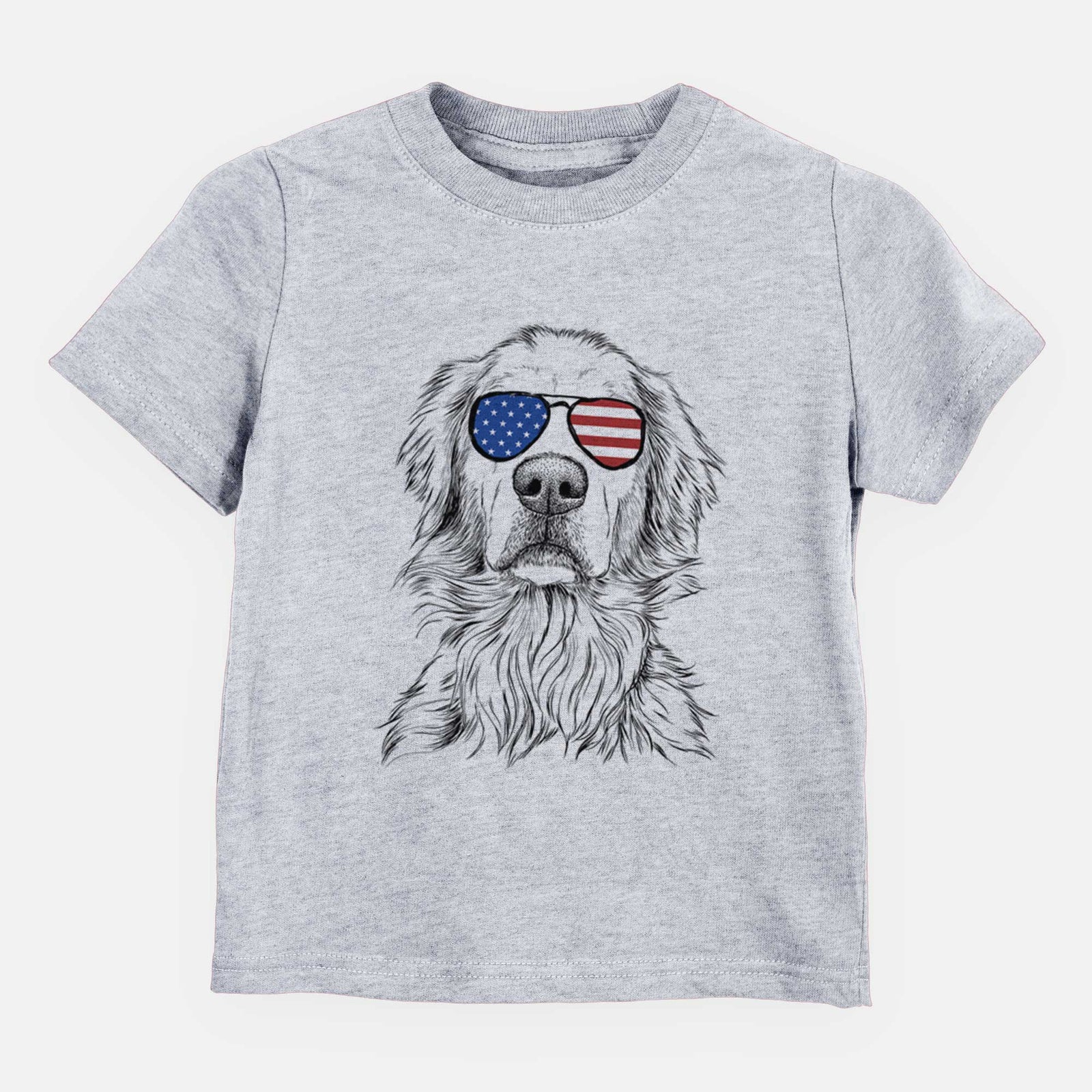 USA Jake aroni the Golden Retriever - Kids/Youth/Toddler Shirt