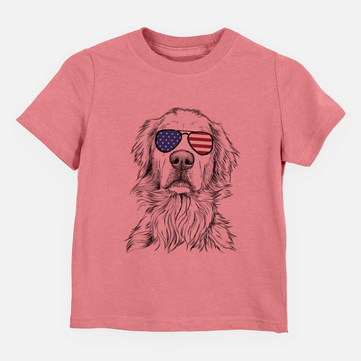 USA Jake aroni the Golden Retriever - Kids/Youth/Toddler Shirt
