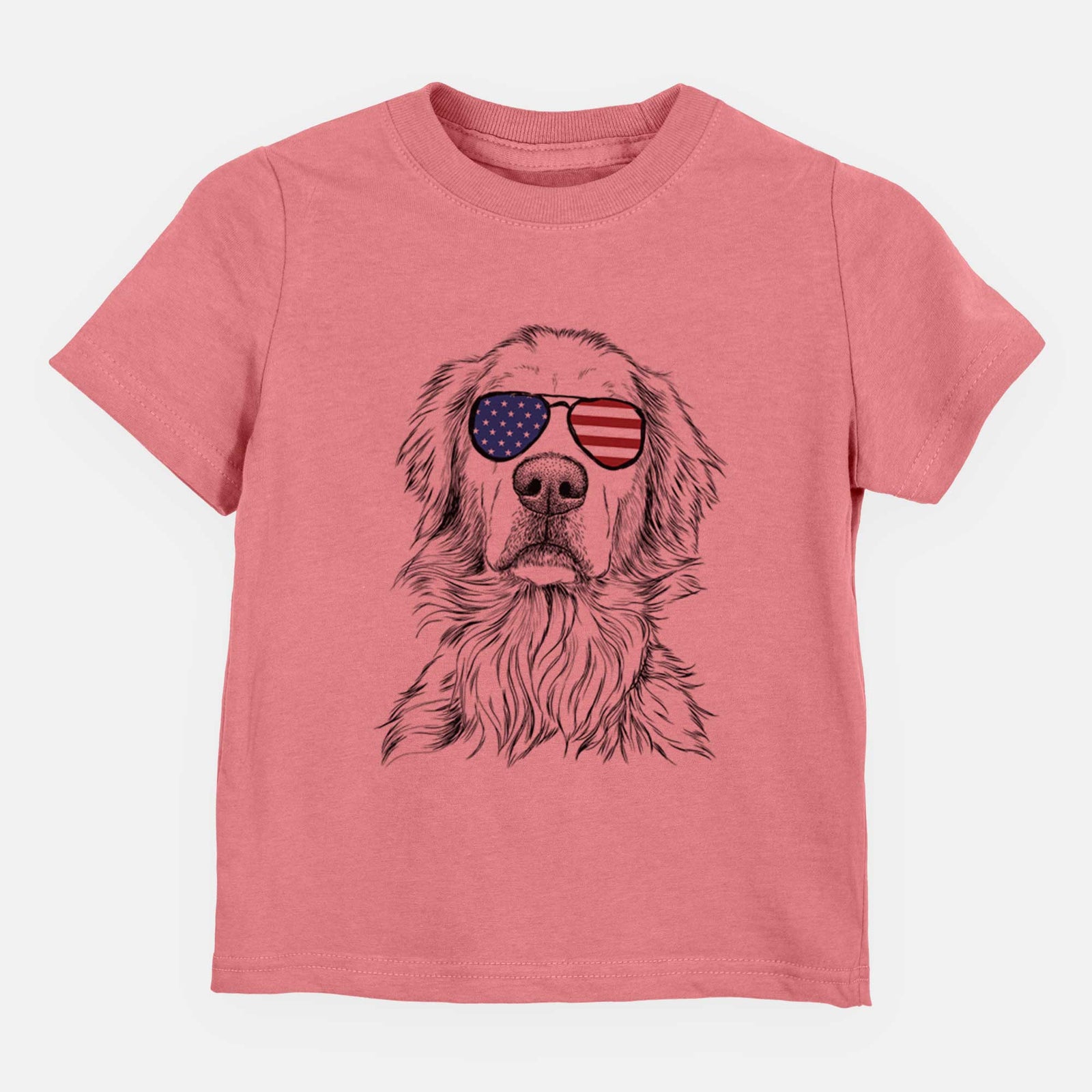 USA Jake aroni the Golden Retriever - Kids/Youth/Toddler Shirt