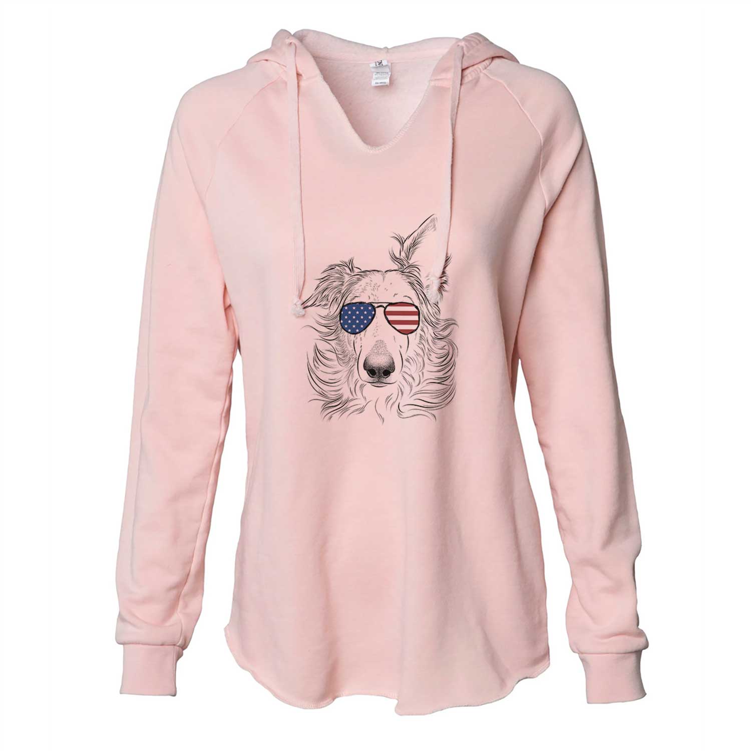 USA Jasha the Borzoi - Cali Wave Hooded Sweatshirt