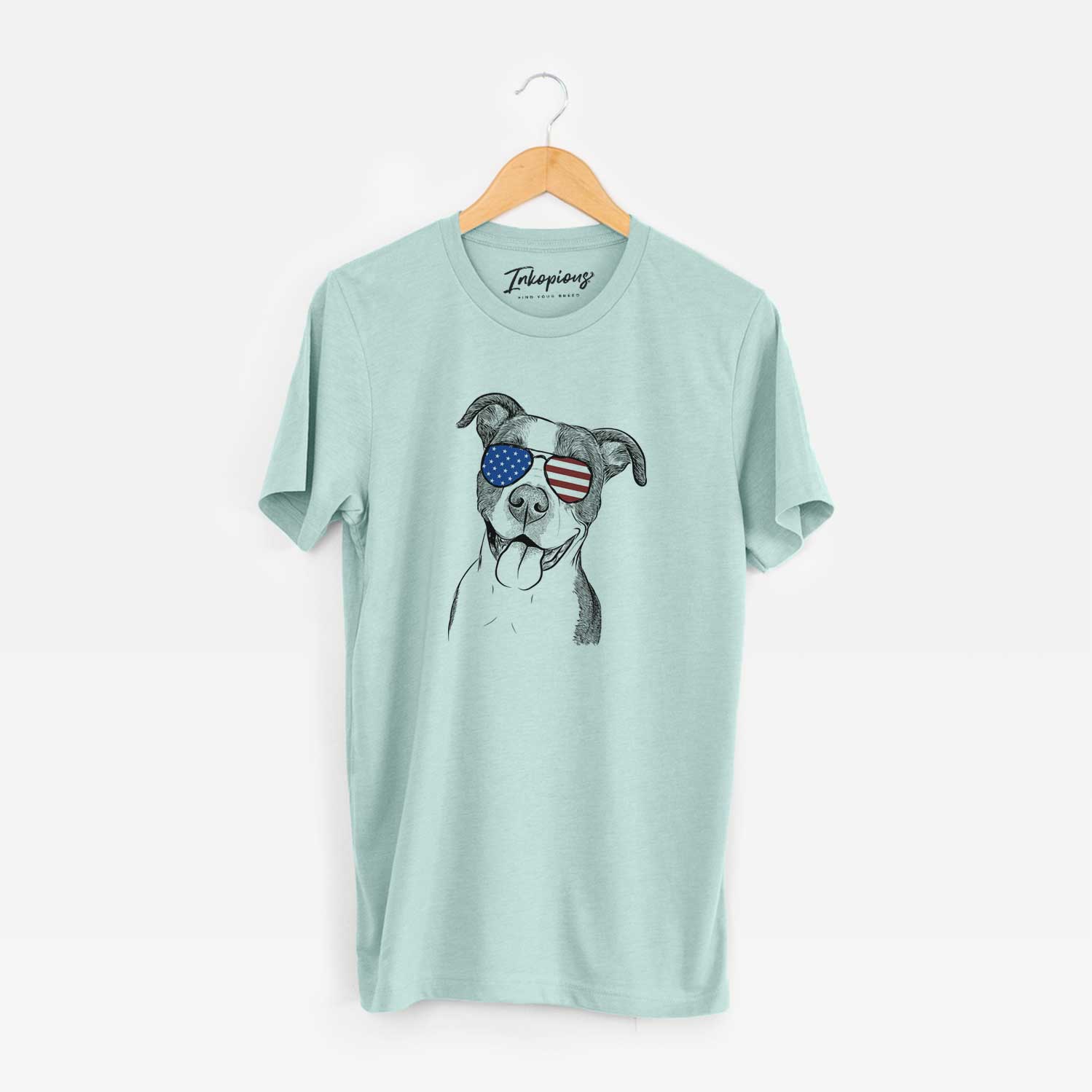 USA Jax the American Pitbull Terrier Mix - Unisex Crewneck