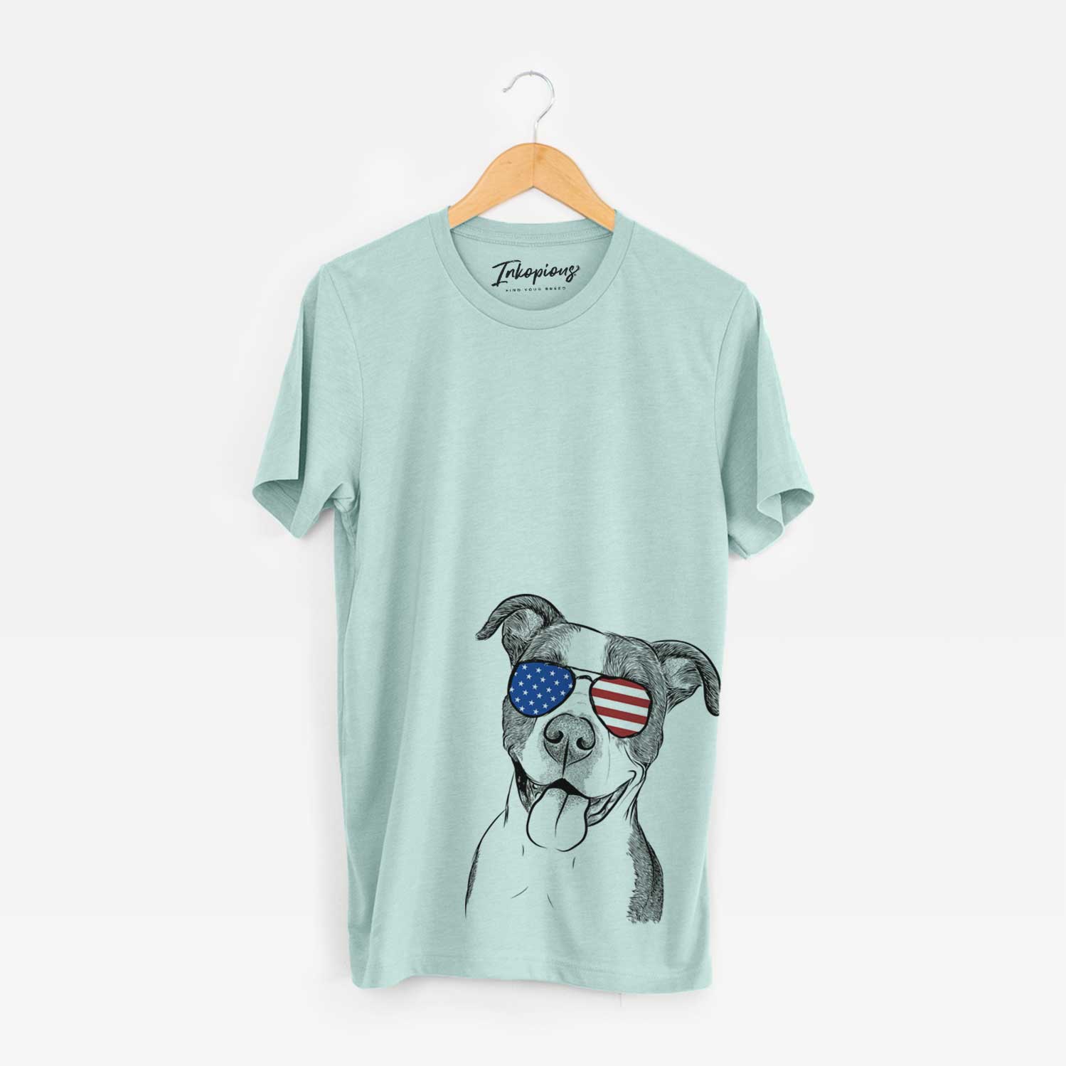 USA Jax the American Pitbull Terrier Mix - Unisex Crewneck