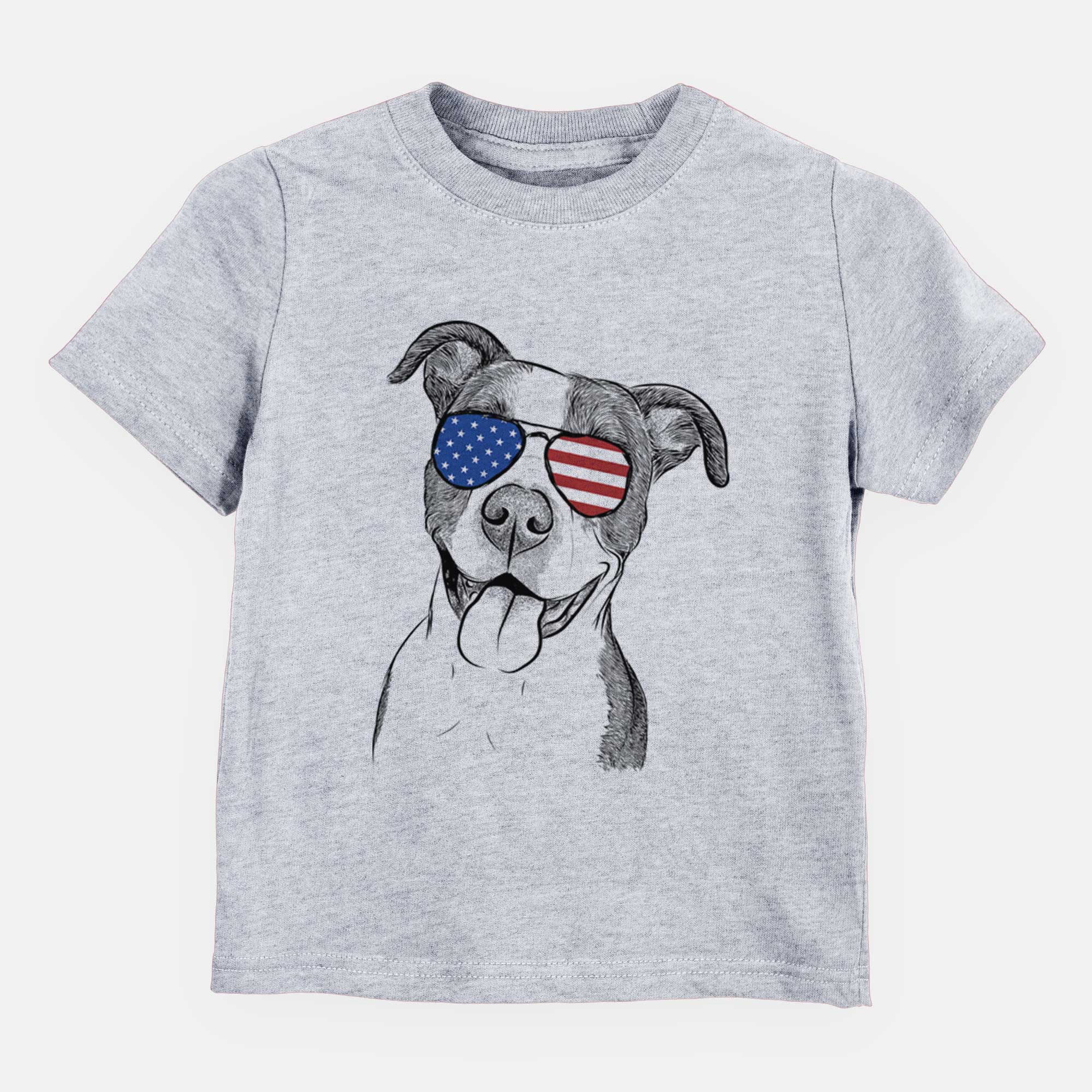 USA Jax the American Pitbull Terrier Mix - Kids/Youth/Toddler Shirt