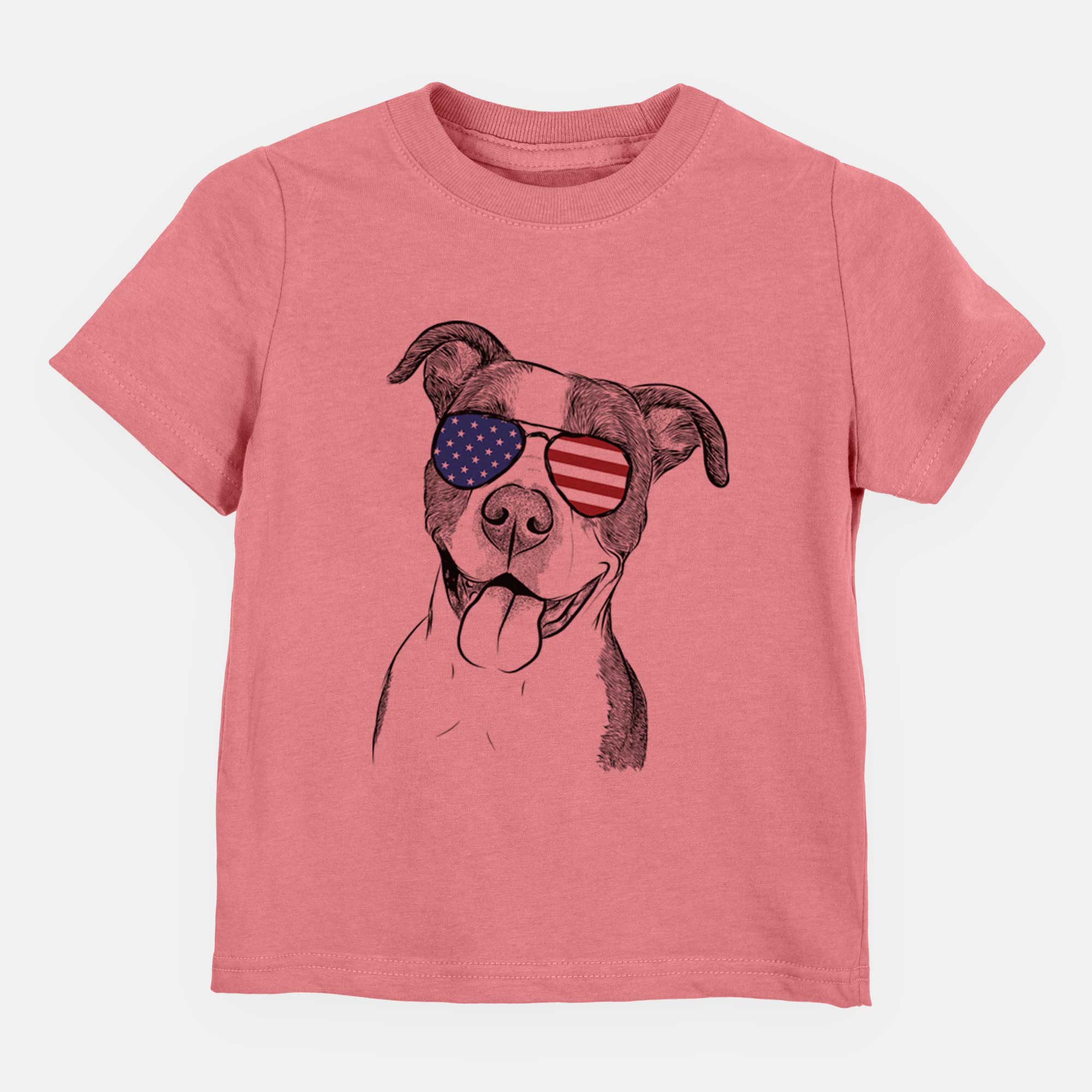 USA Jax the American Pitbull Terrier Mix - Kids/Youth/Toddler Shirt