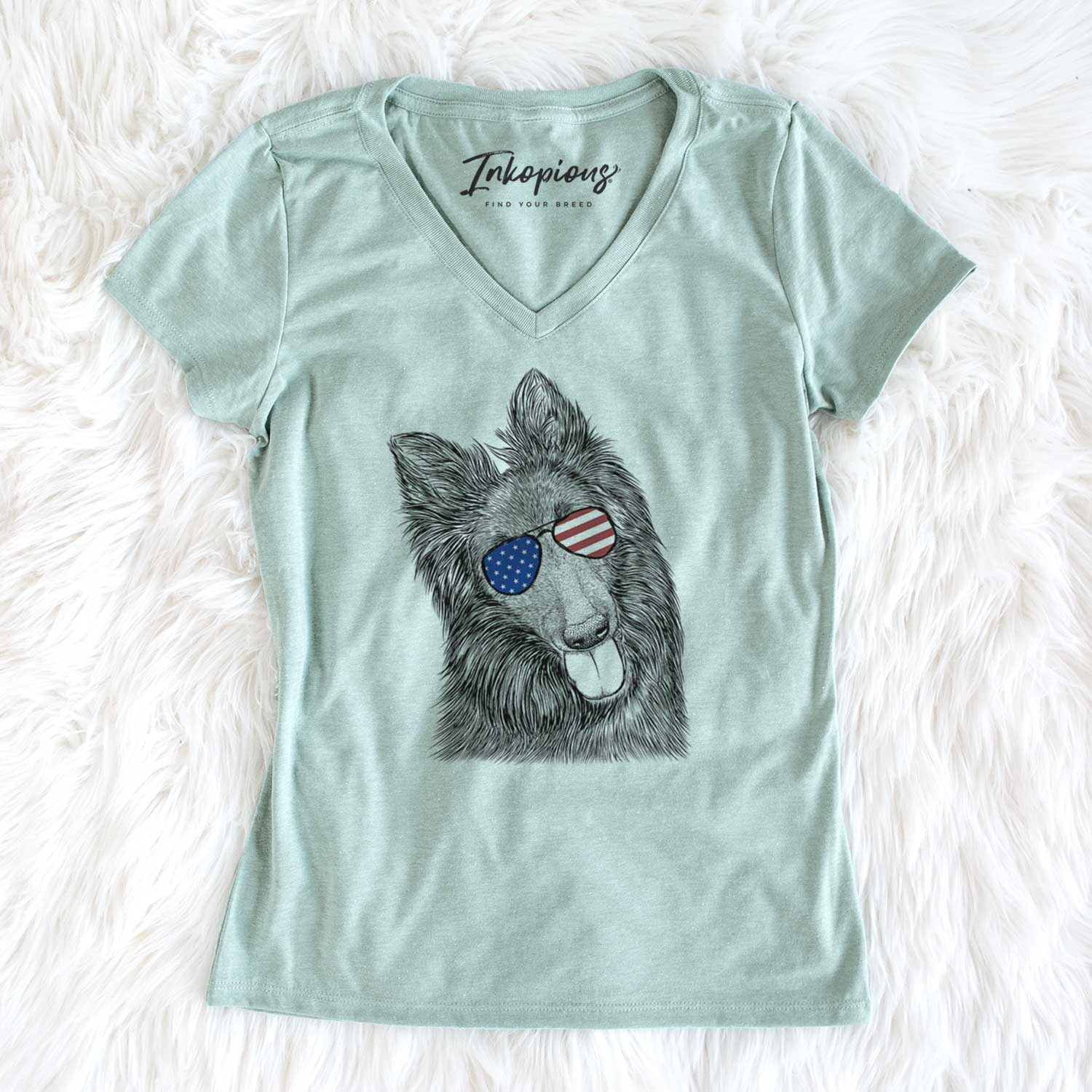 USA Jaxx the Belgian Tervuren - Women's Perfect V-neck Shirt