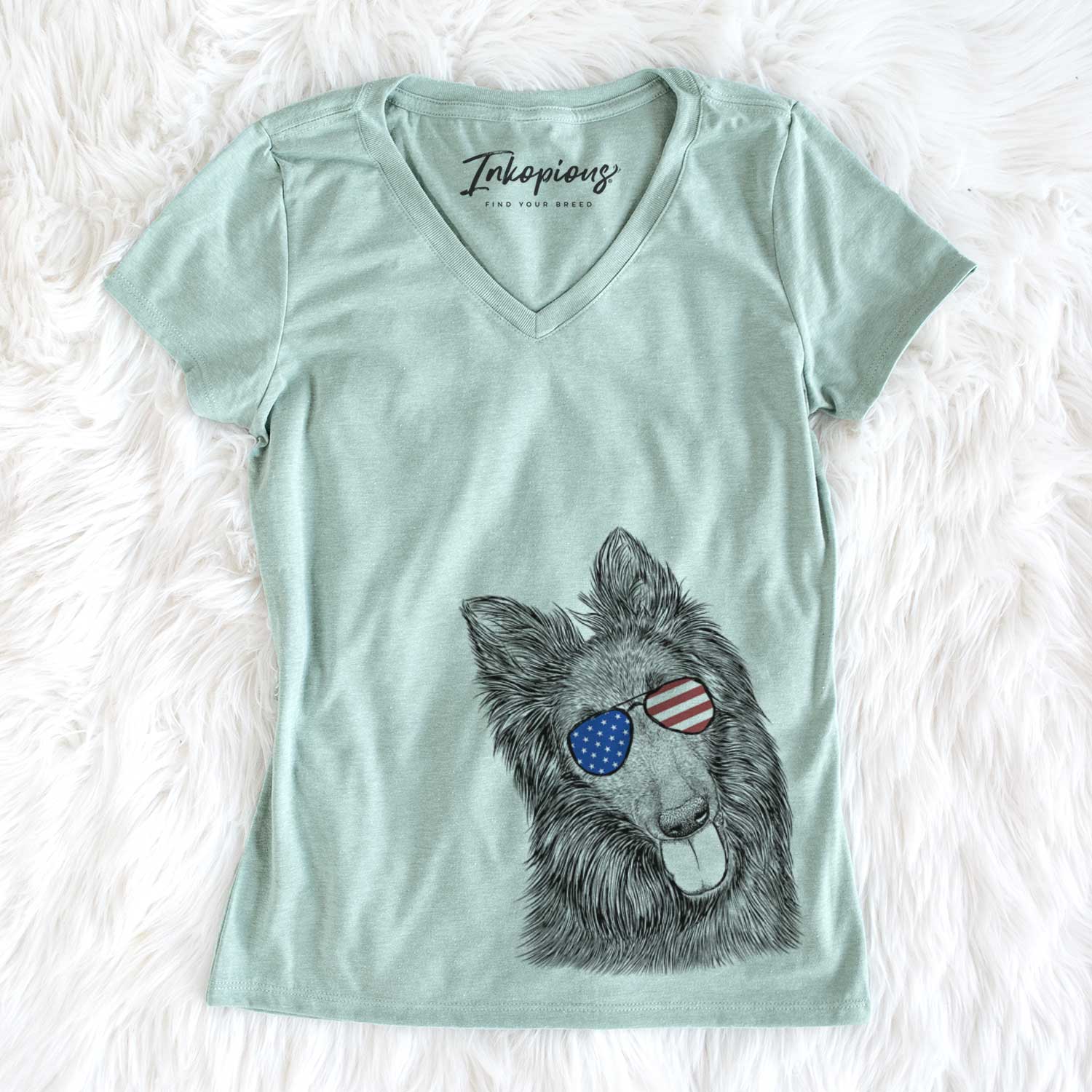 USA Jaxx the Belgian Tervuren - Women's Perfect V-neck Shirt