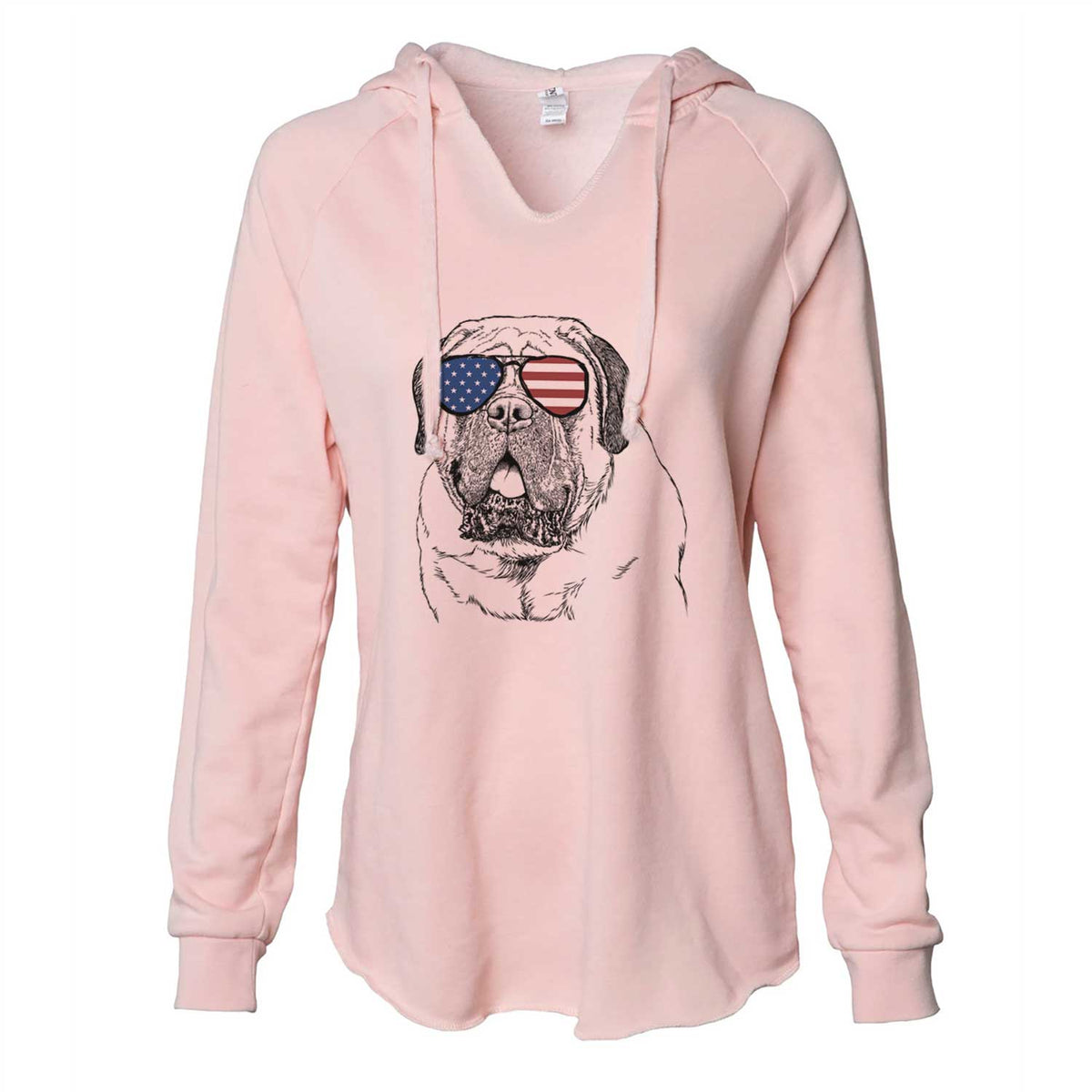 USA Jed the English Mastiff - Cali Wave Hooded Sweatshirt