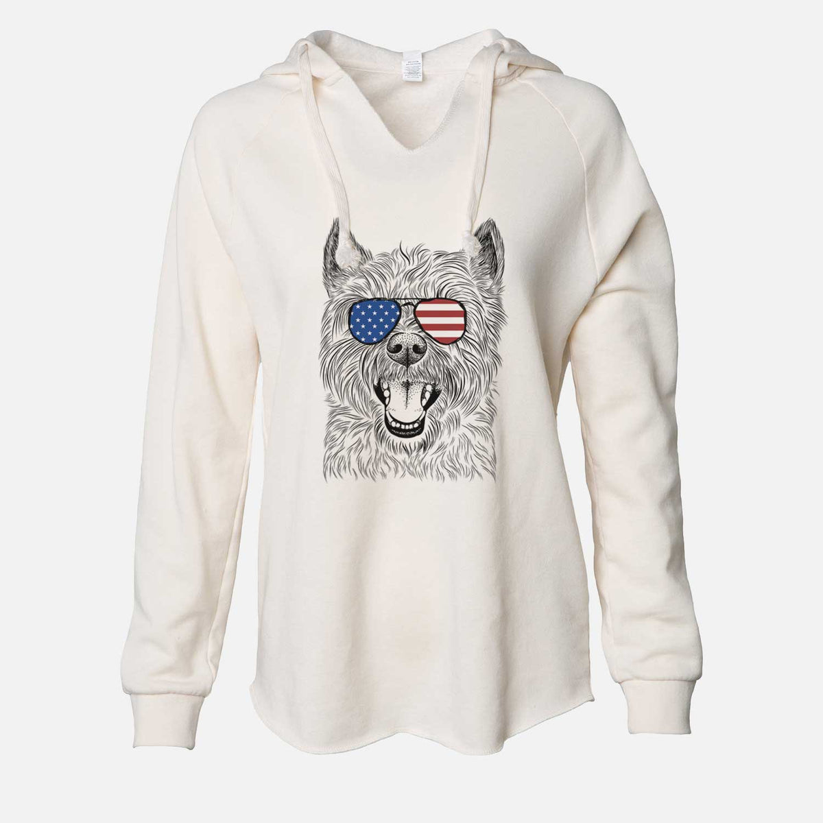 USA Jeff the Cairn Terrier - Cali Wave Hooded Sweatshirt