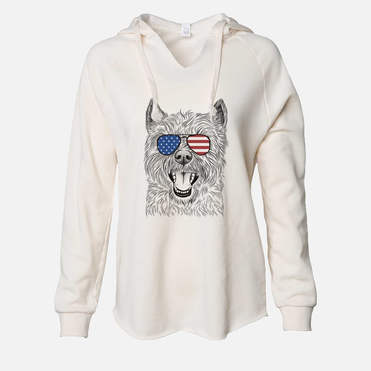 USA Jeff the Cairn Terrier - Cali Wave Hooded Sweatshirt