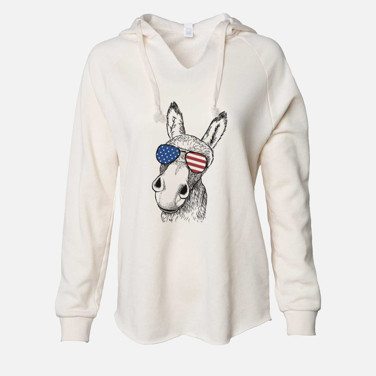 USA Jenny the Donkey - Cali Wave Hooded Sweatshirt