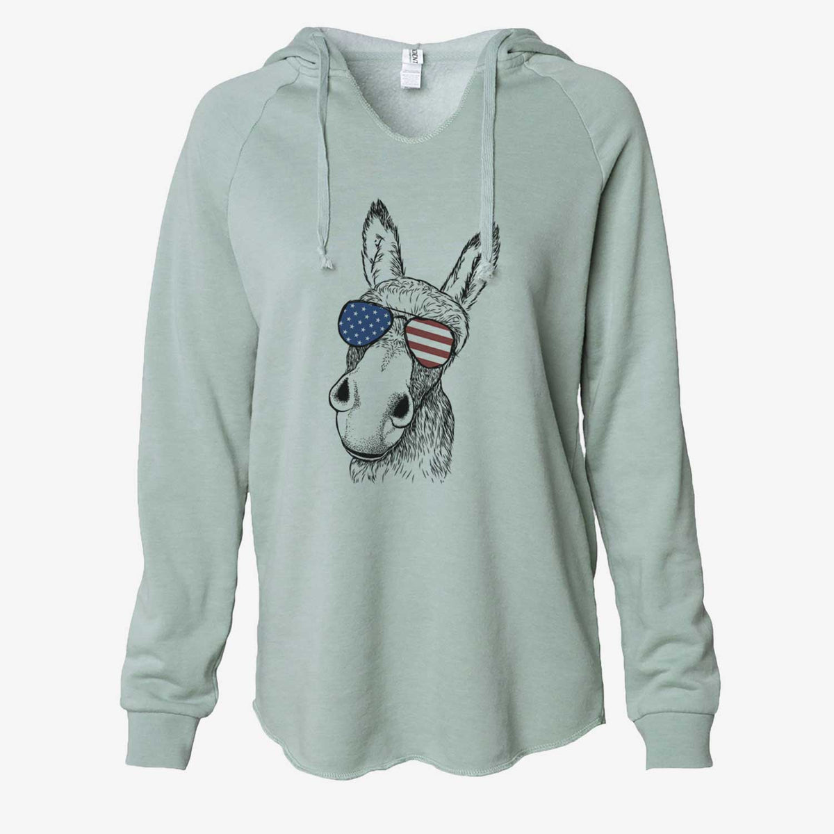 USA Jenny the Donkey - Cali Wave Hooded Sweatshirt