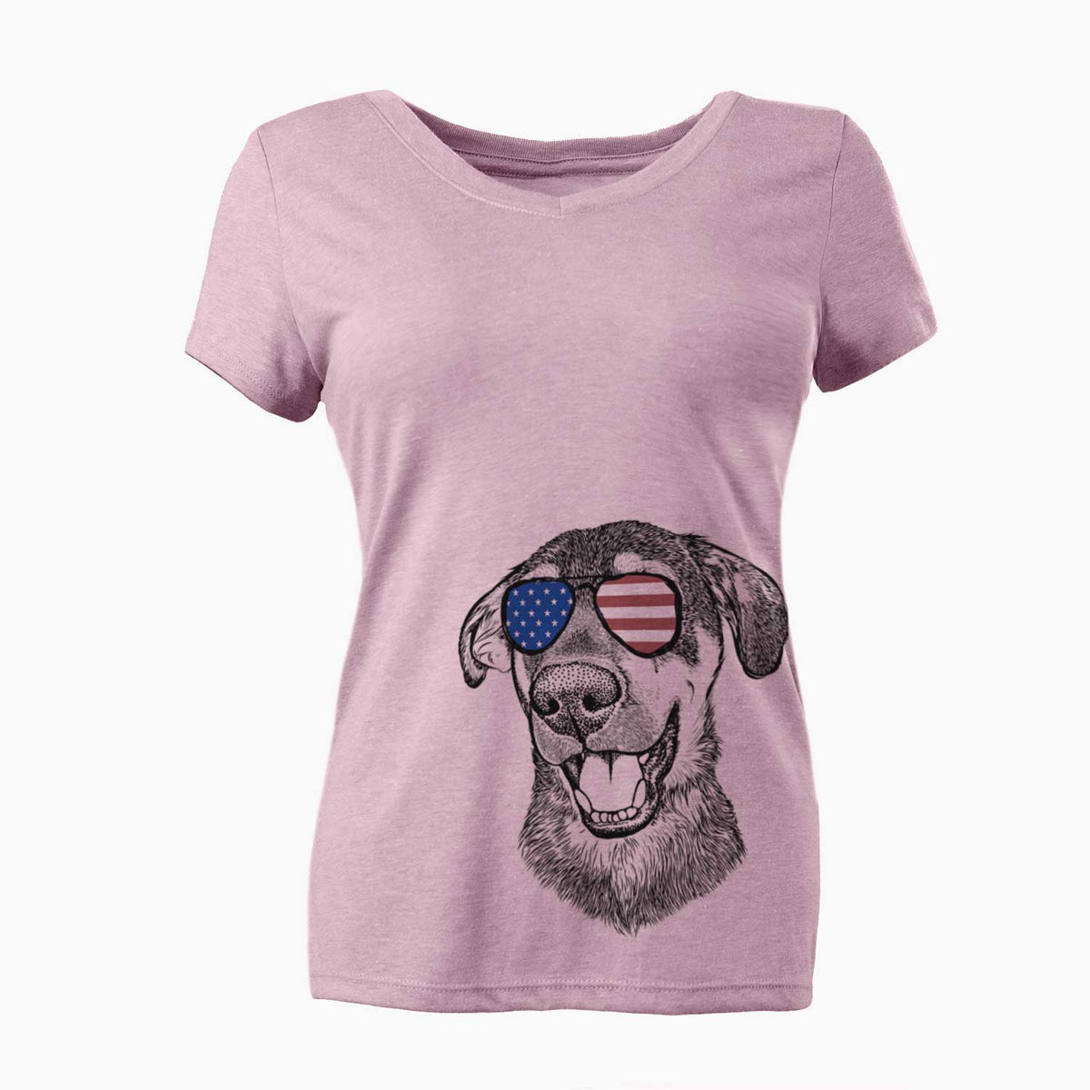 USA Jet the Mixed Breed - Women's Perfect V-neck Shirt