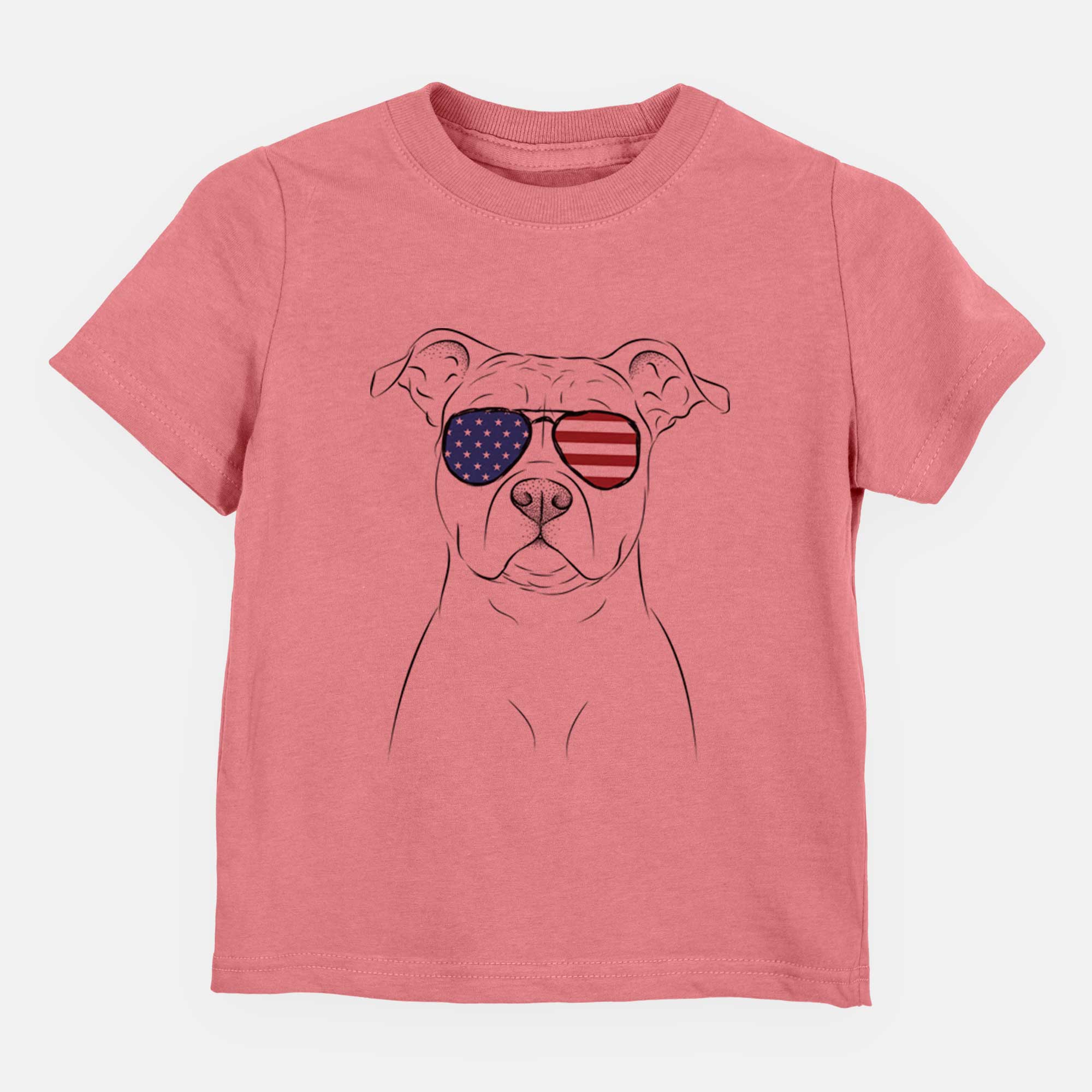 USA Jethro the American Staffordshire Terrier - Kids/Youth/Toddler Shirt