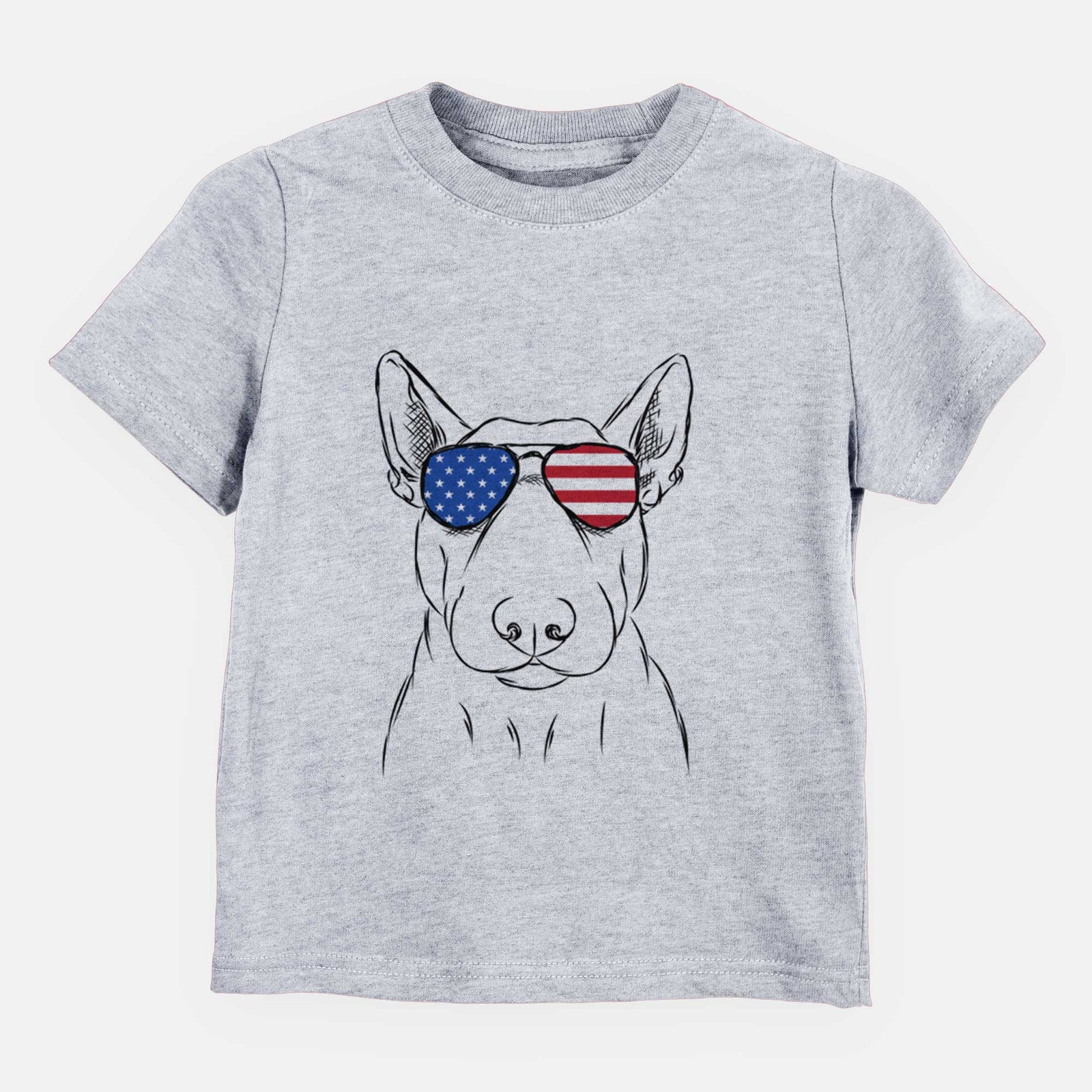 USA Jett the Bull Terrier - Kids/Youth/Toddler Shirt