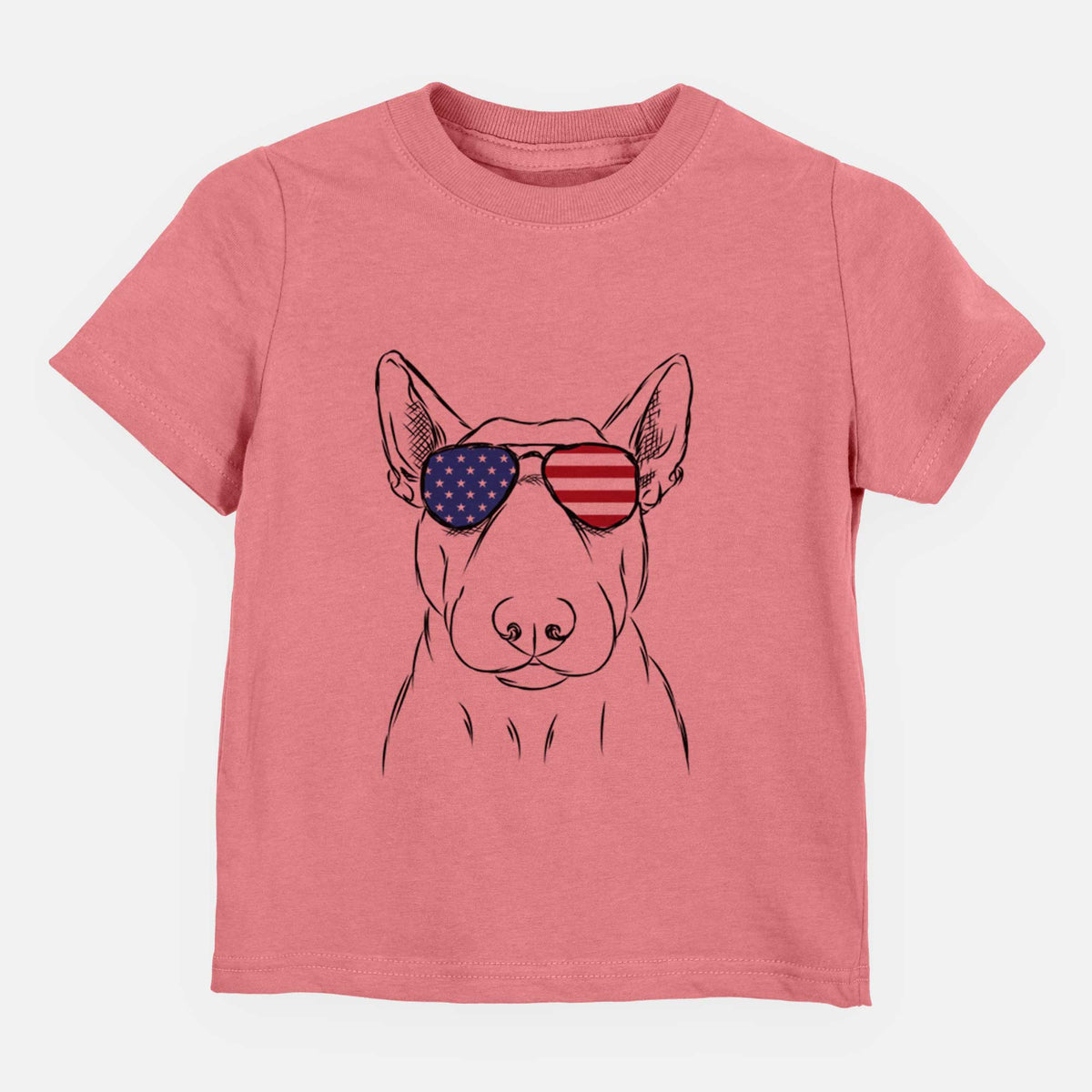USA Jett the Bull Terrier - Kids/Youth/Toddler Shirt