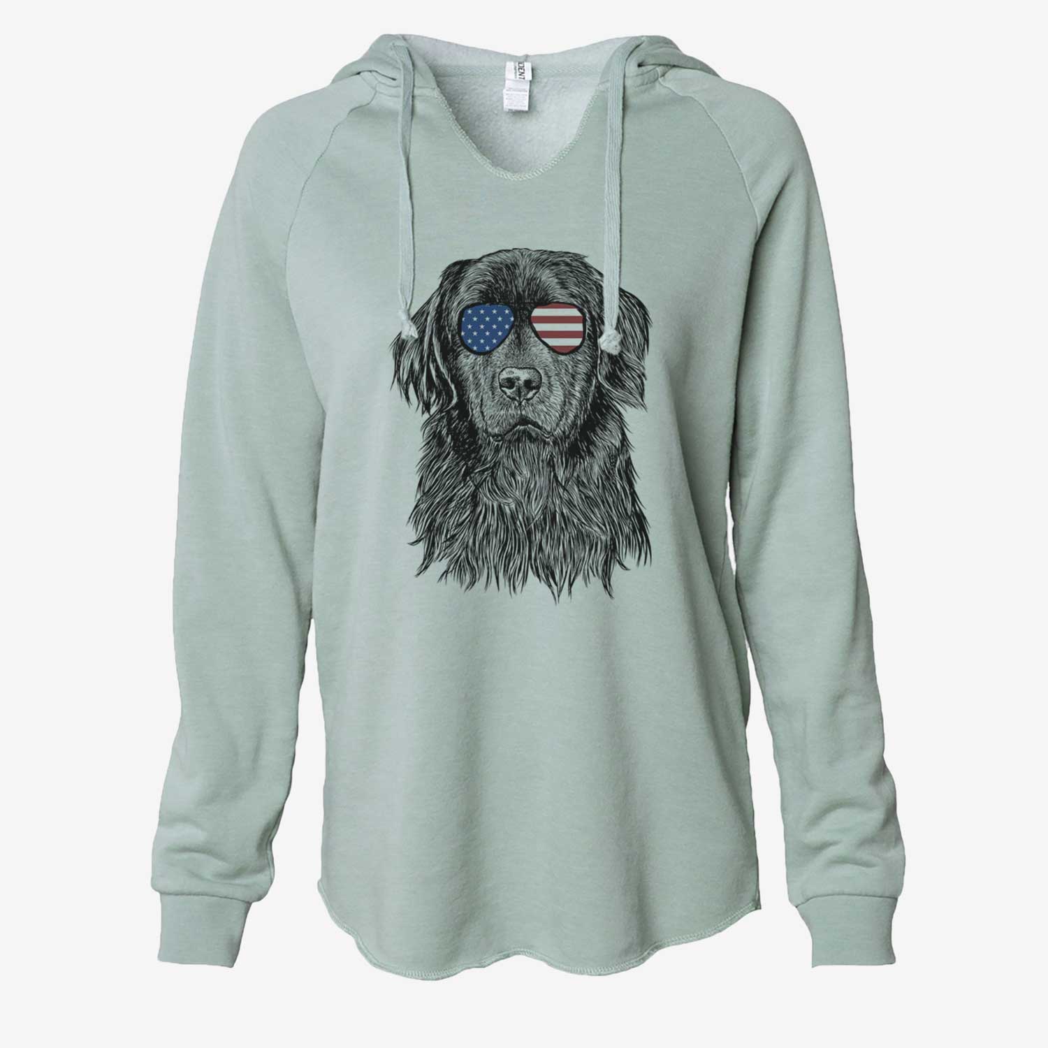 USA Jinx the Newfoundland - Cali Wave Hooded Sweatshirt