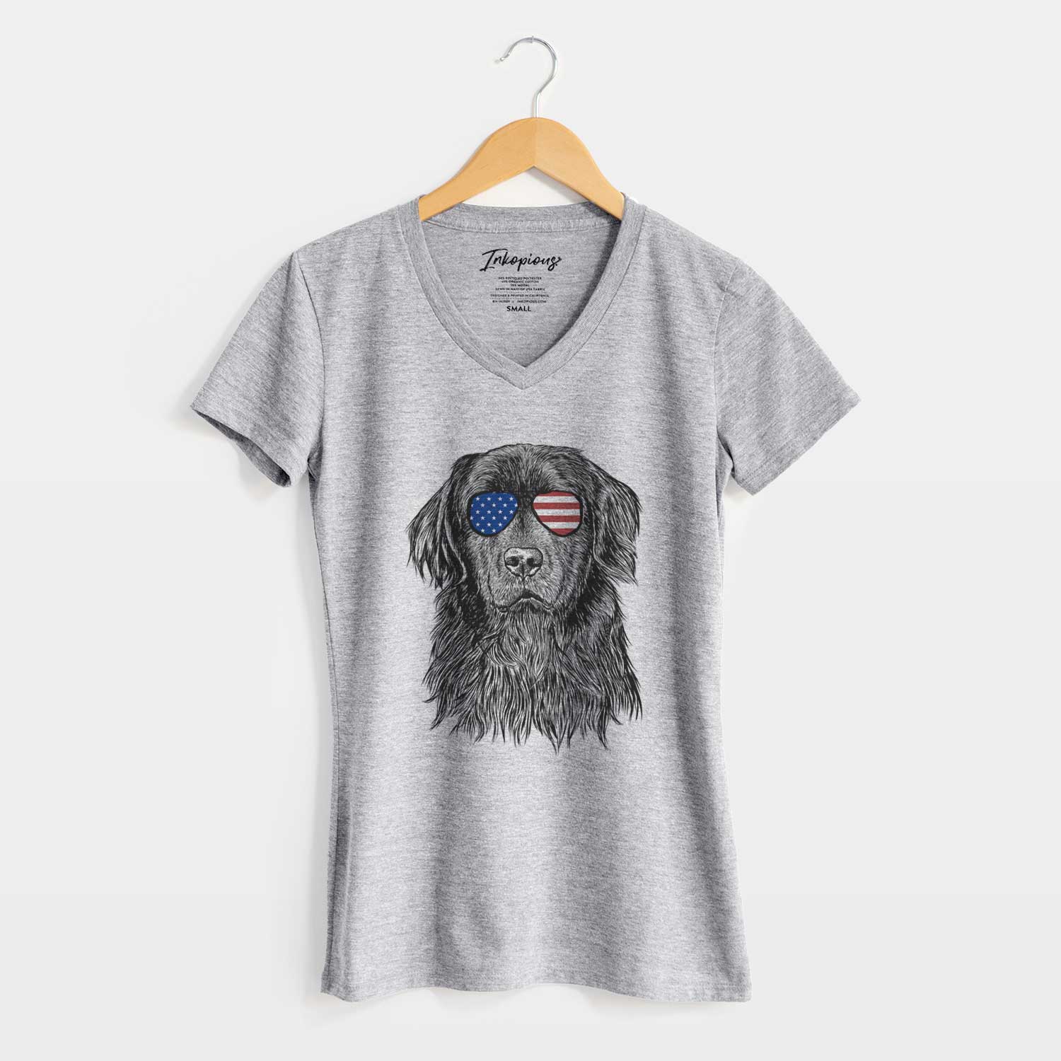 USA Jinx the Newfoundland - Women's Perfect V-neck Shirt