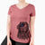 USA Jinx the Newfoundland - Women's Perfect V-neck Shirt