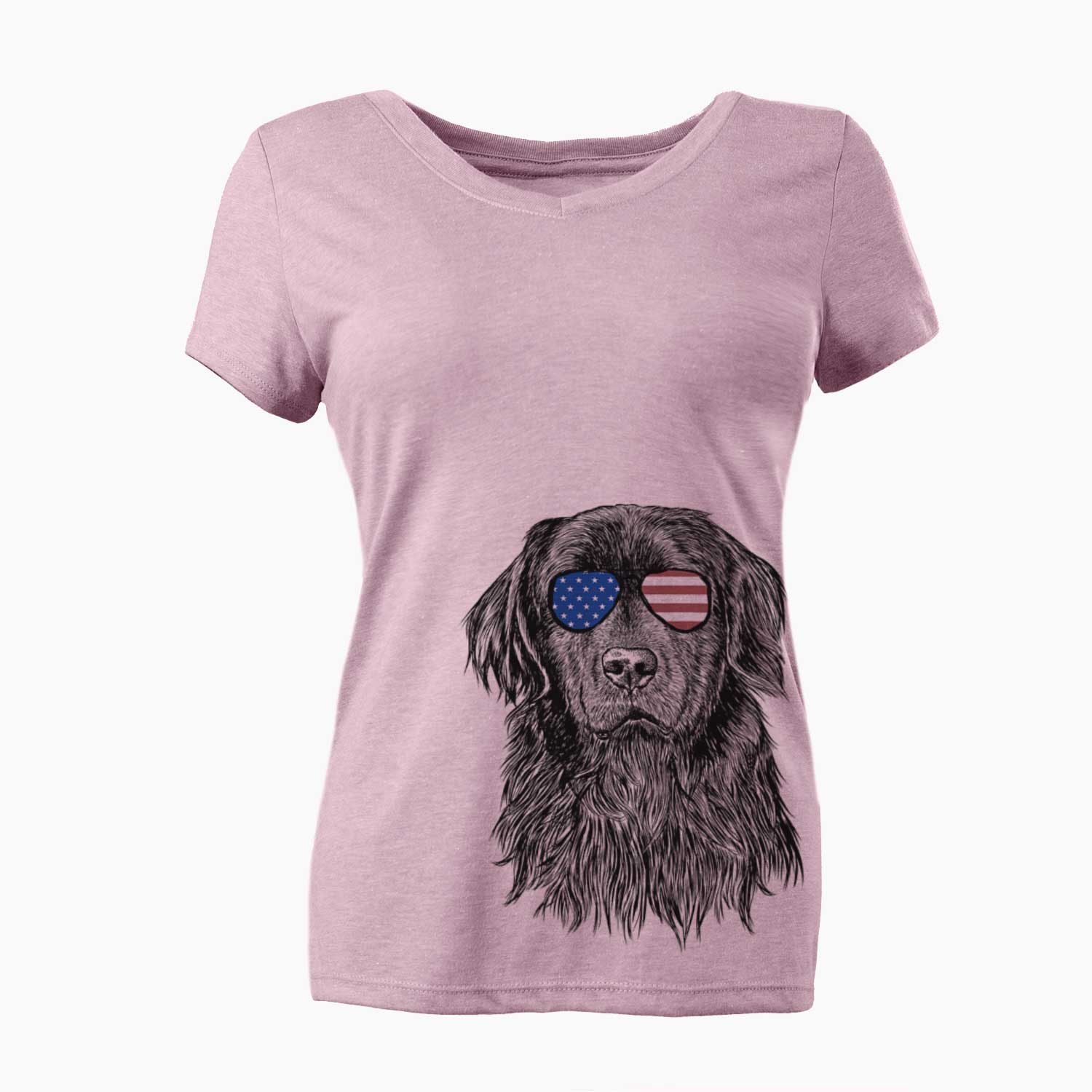 USA Jinx the Newfoundland - Women's Perfect V-neck Shirt