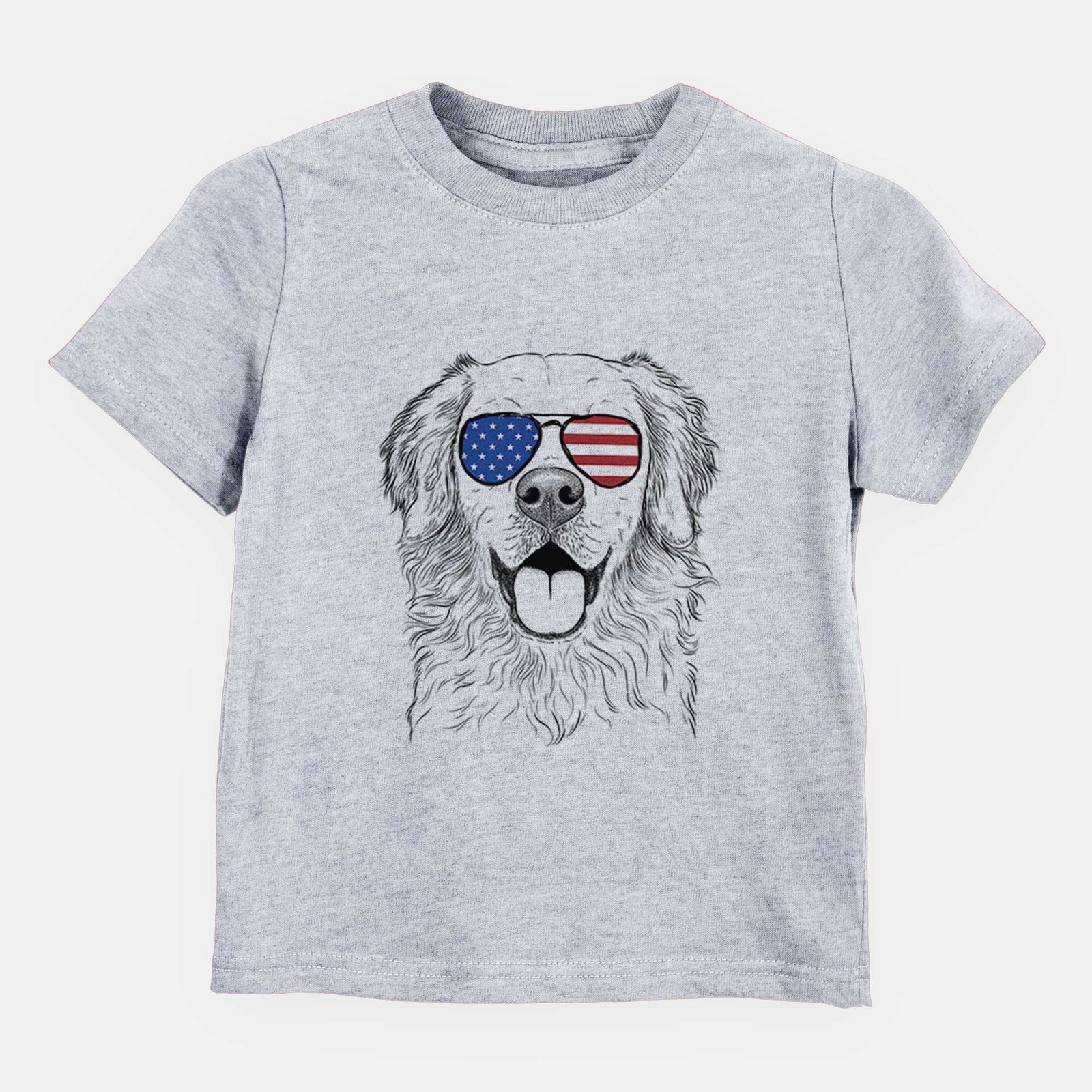 USA Juniper the Golden Retriever - Kids/Youth/Toddler Shirt
